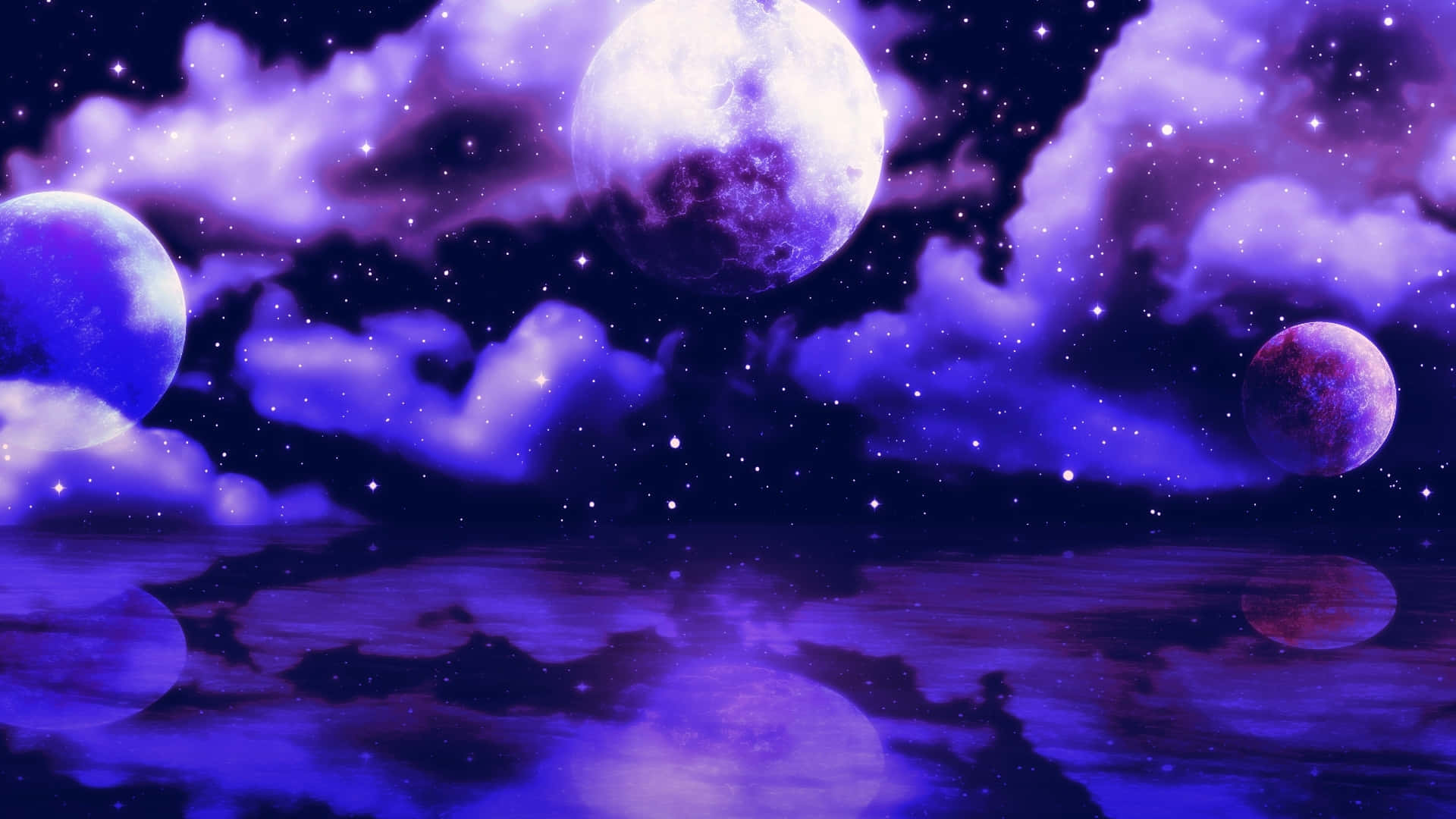 Gece gökyüzünde Midnight ile süzülün Duvar Kağıdı