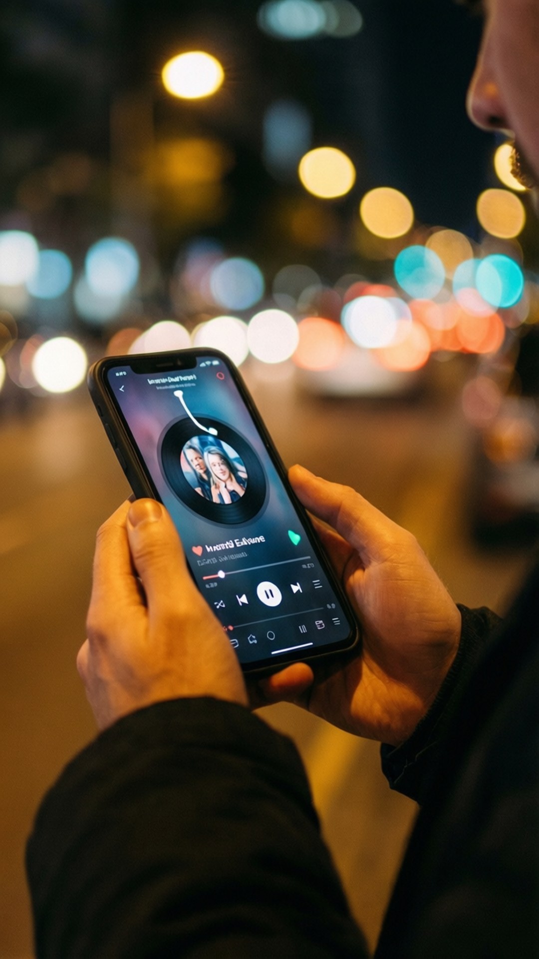 Gece Müzik Uygulaması Duvar Kağıdı