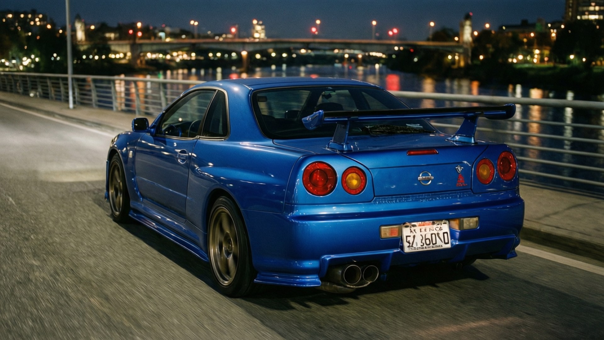 Gece Yarısı GT-R Duvar Kağıdı
