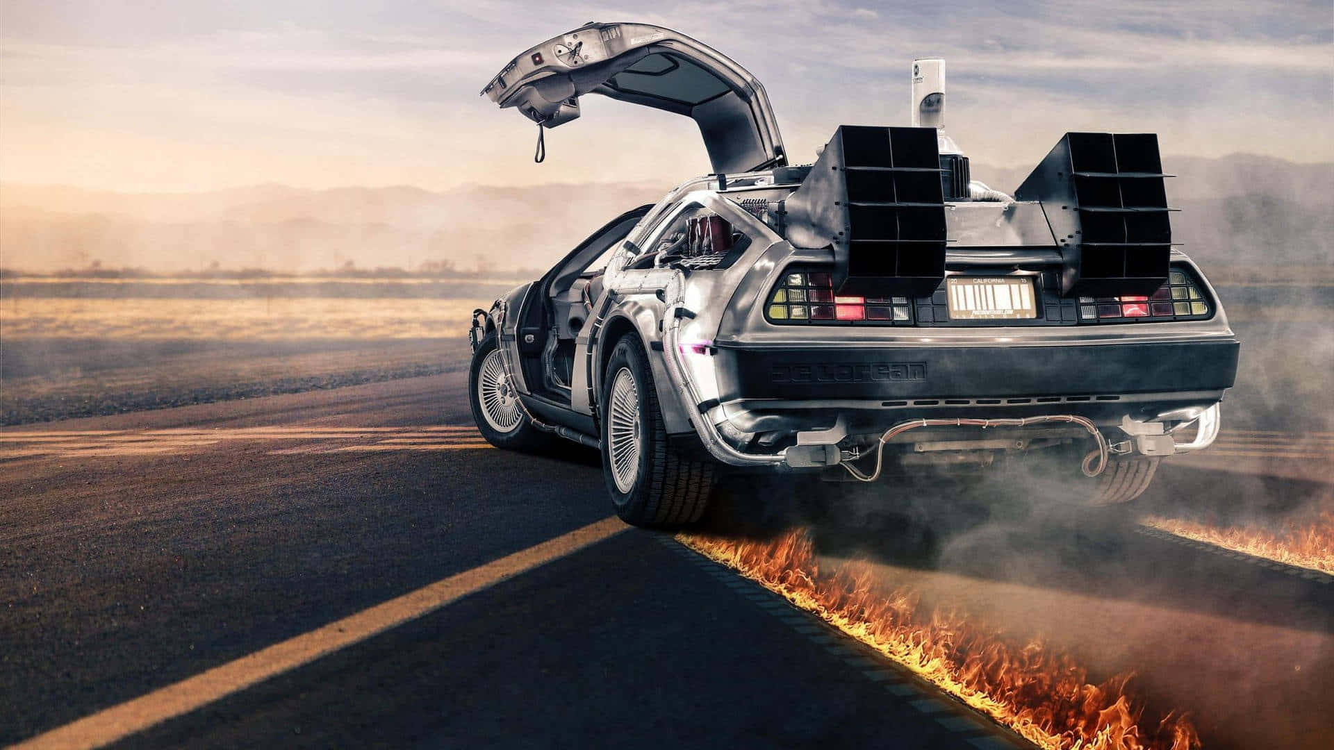 Geleceğe Dönüş DeLorean HD Duvar Kağıdı