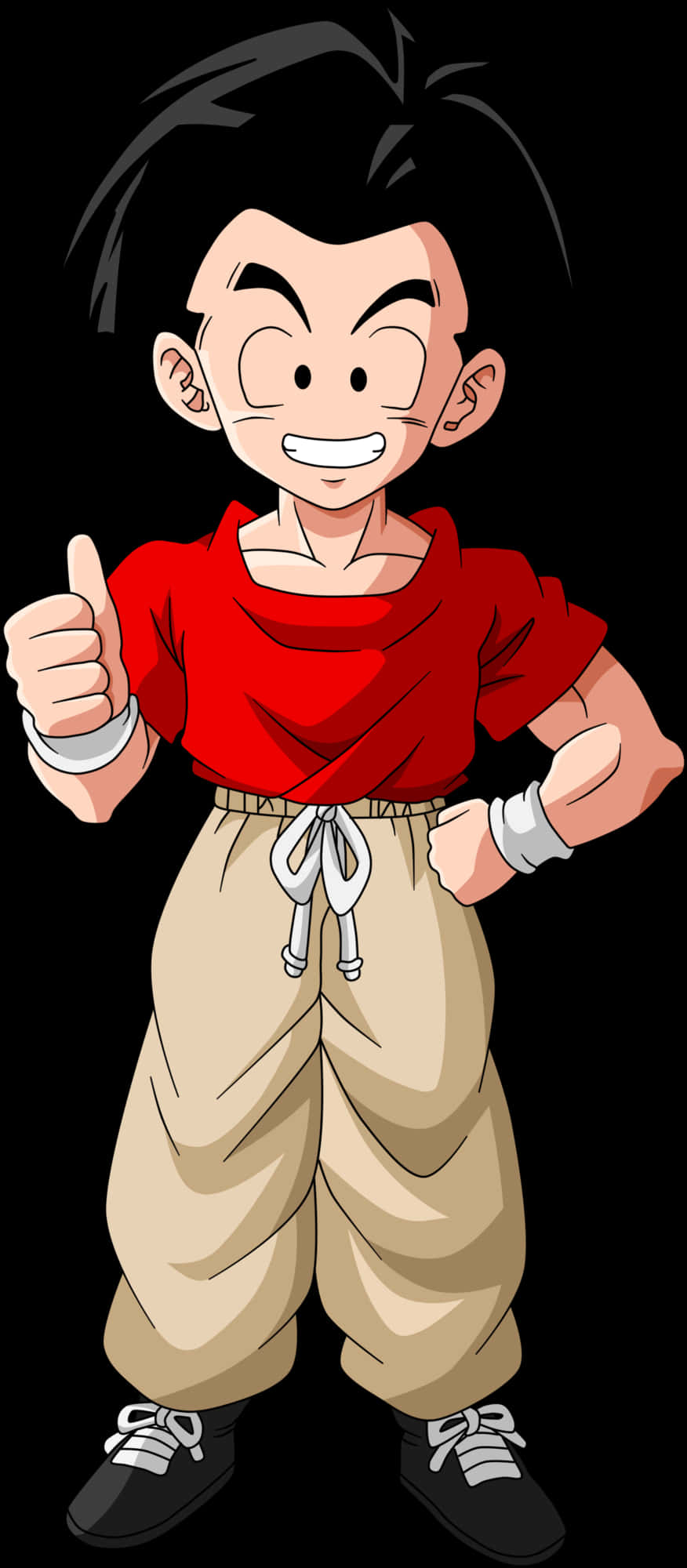 Genç Goku Başparmak Yukarı Duvar Kağıdı