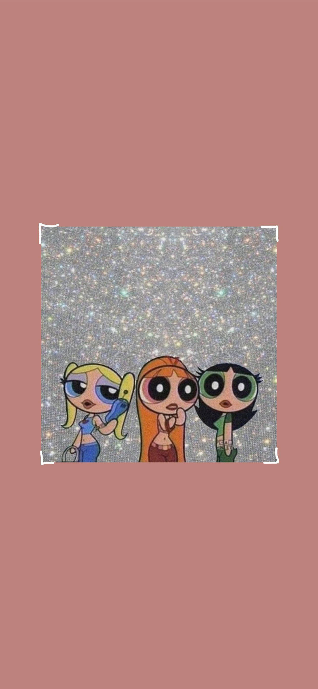 Genç Kız Olarak Powerpuff Kızları Duvar Kağıdı