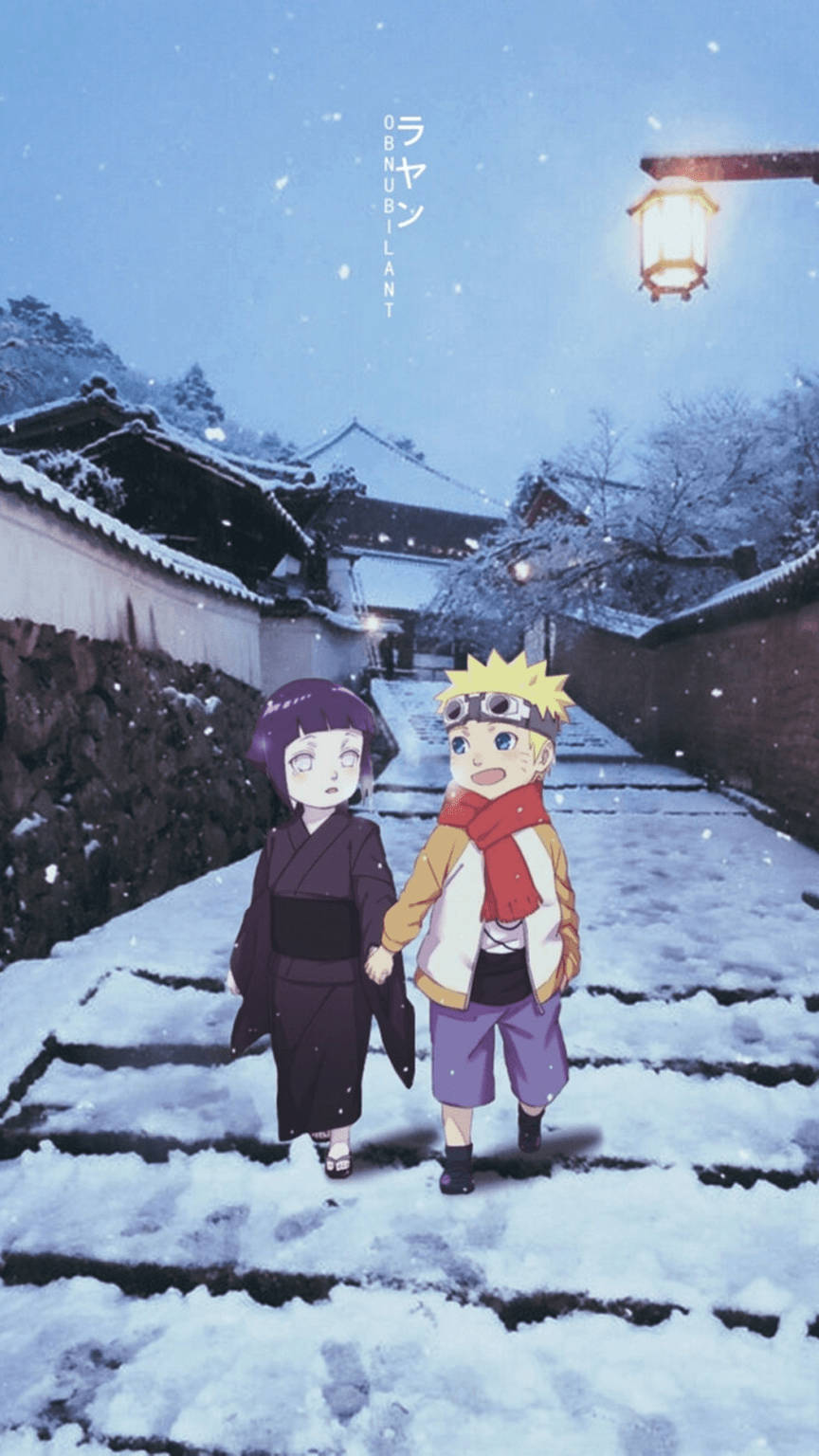 Genç Naruto ve Hinata Estetiği Duvar Kağıdı