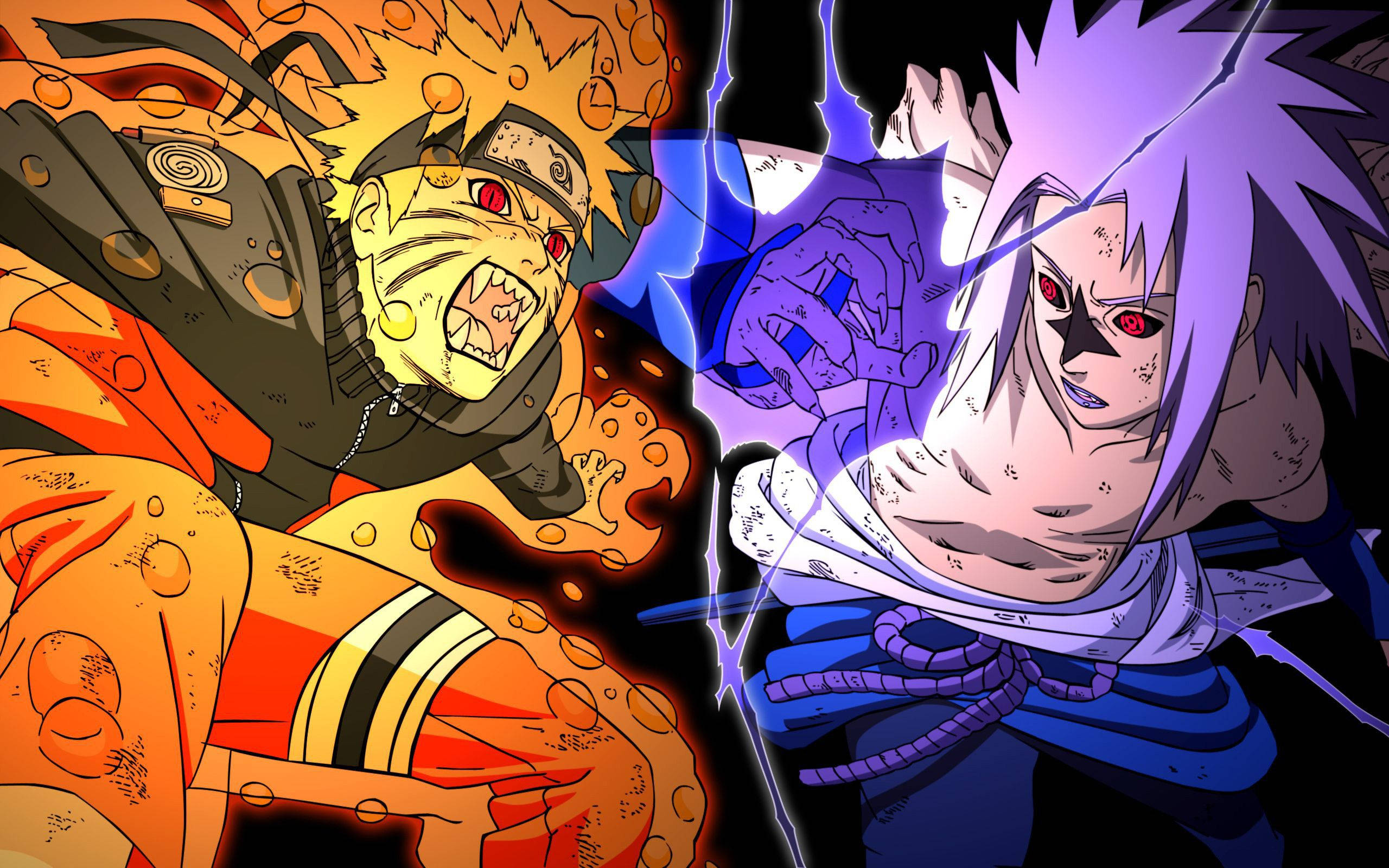 Genç Naruto ve Sasuke Duvar Kağıdı