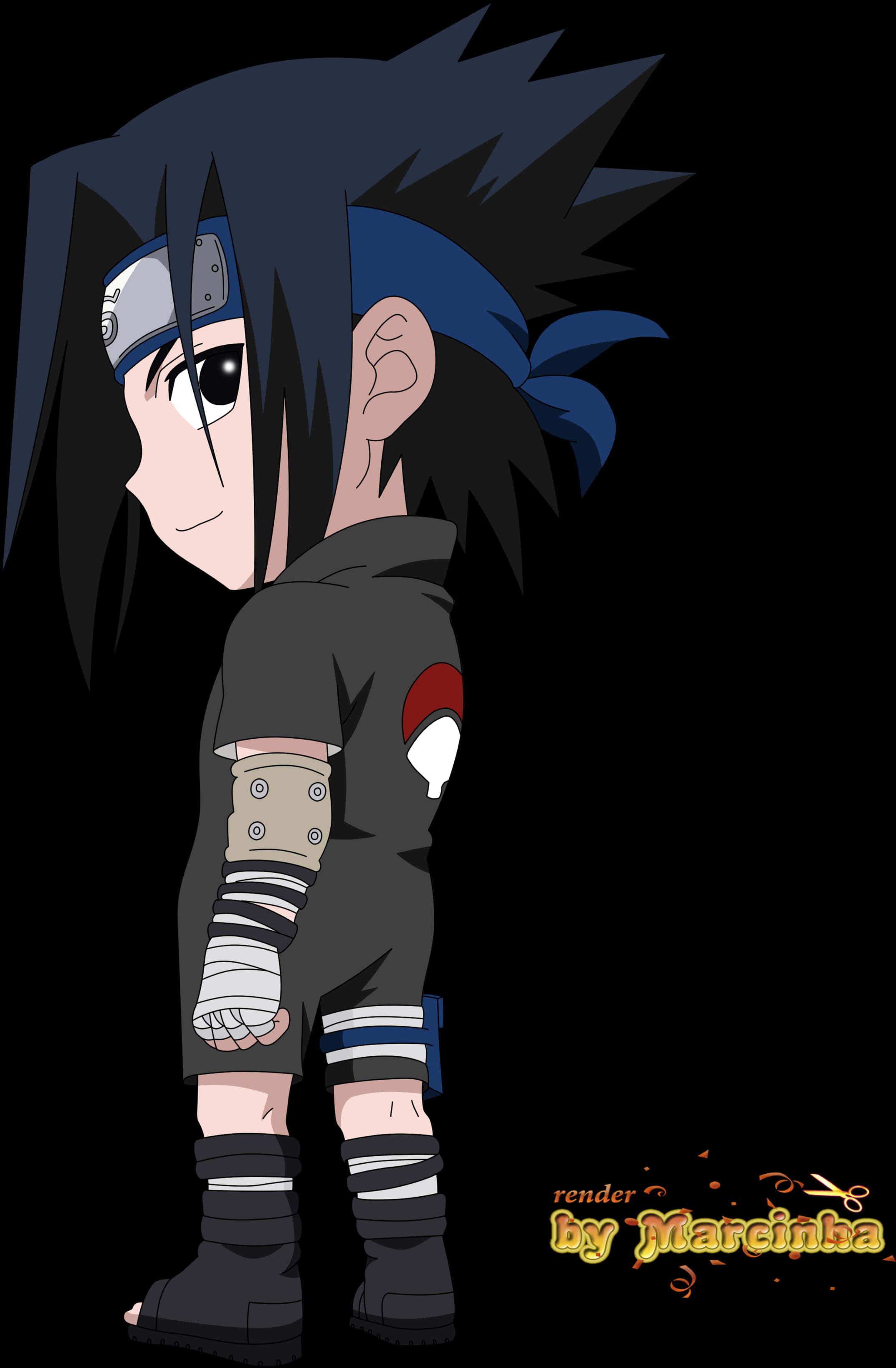 Genç Sasuke Uchiha Anime Karakteri Duvar Kağıdı