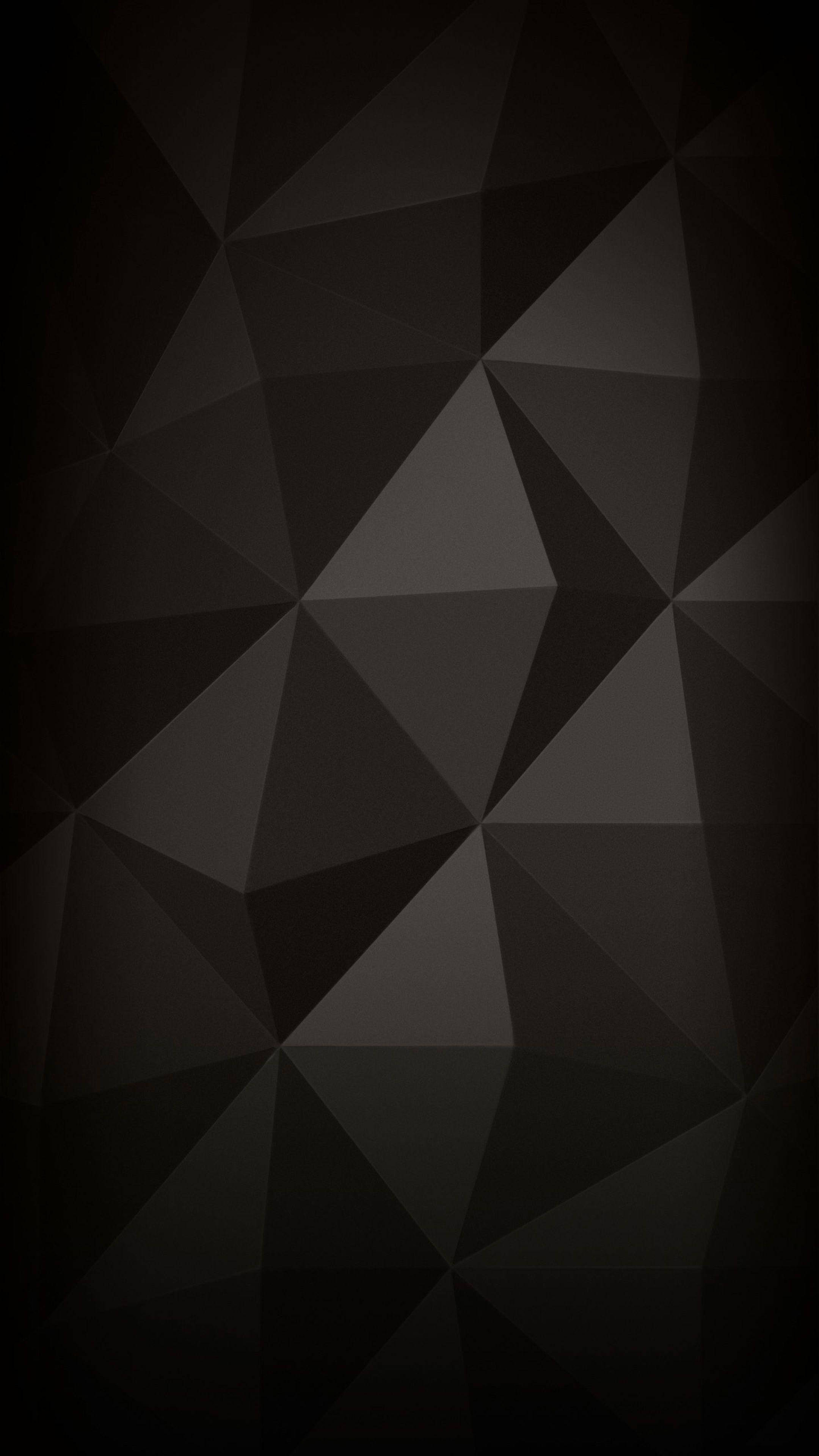 Geometrik 4K Ultra HD Koyu Telefon Duvar Kağıdı