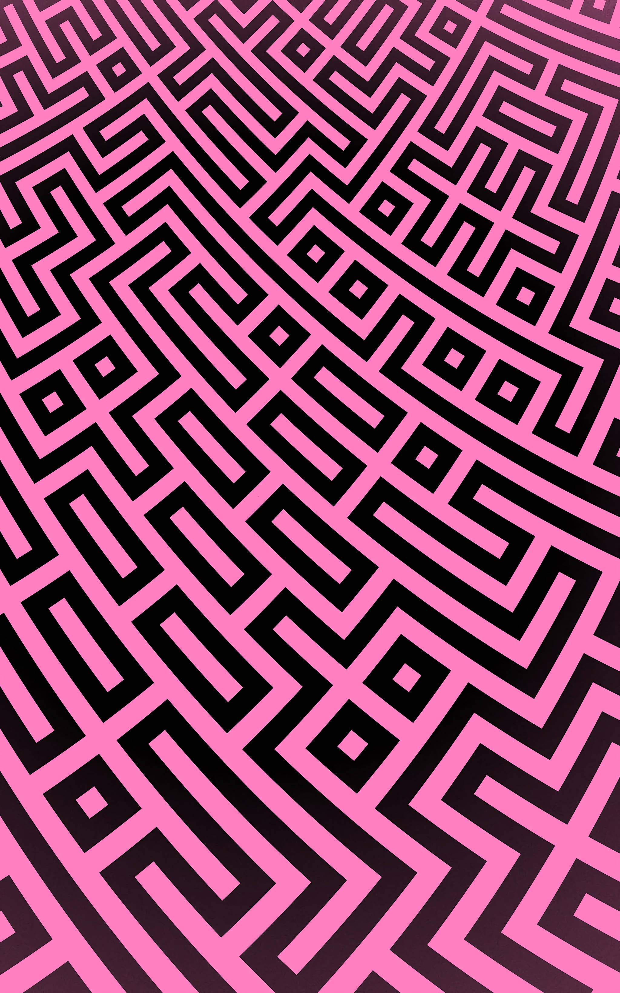 Geometrik Olarak Mükemmel Tasarım Duvar Kağıdı