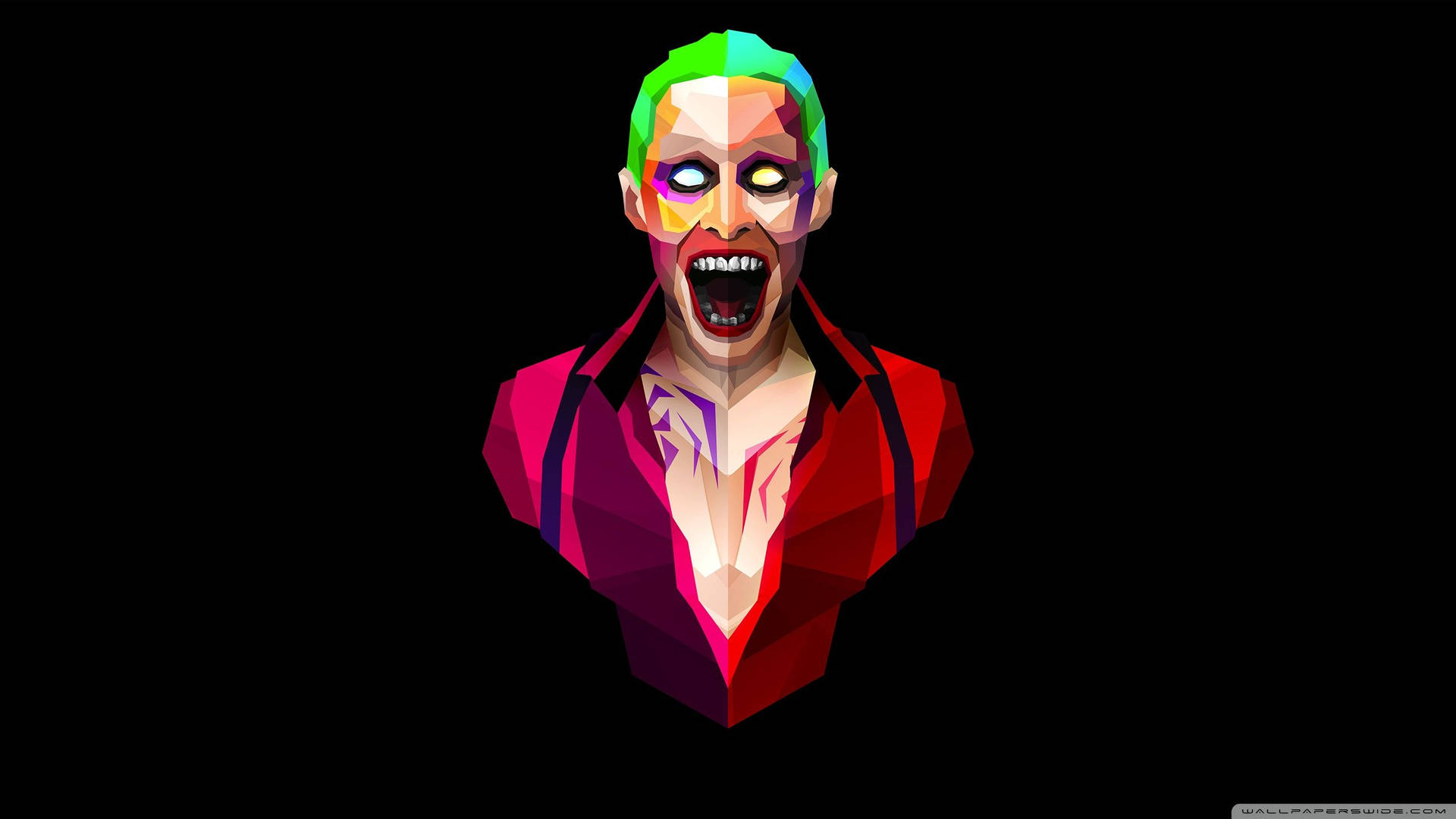 Geometrik Suicide Squad Joker Duvar Kağıdı