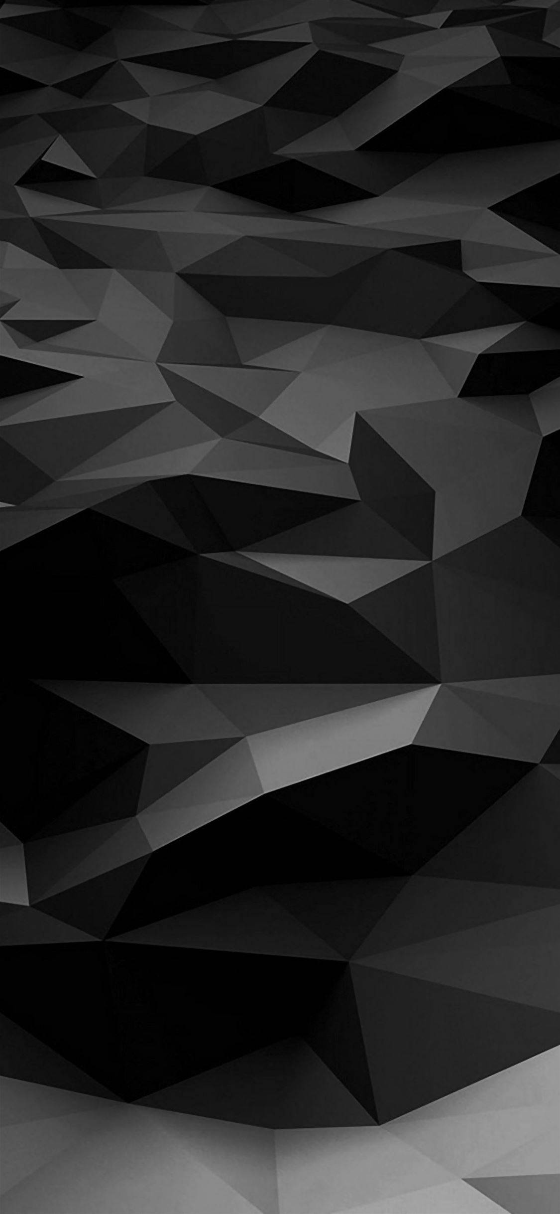 Geometrik Tasarım Siyah Apple iPhone Duvar Kağıdı