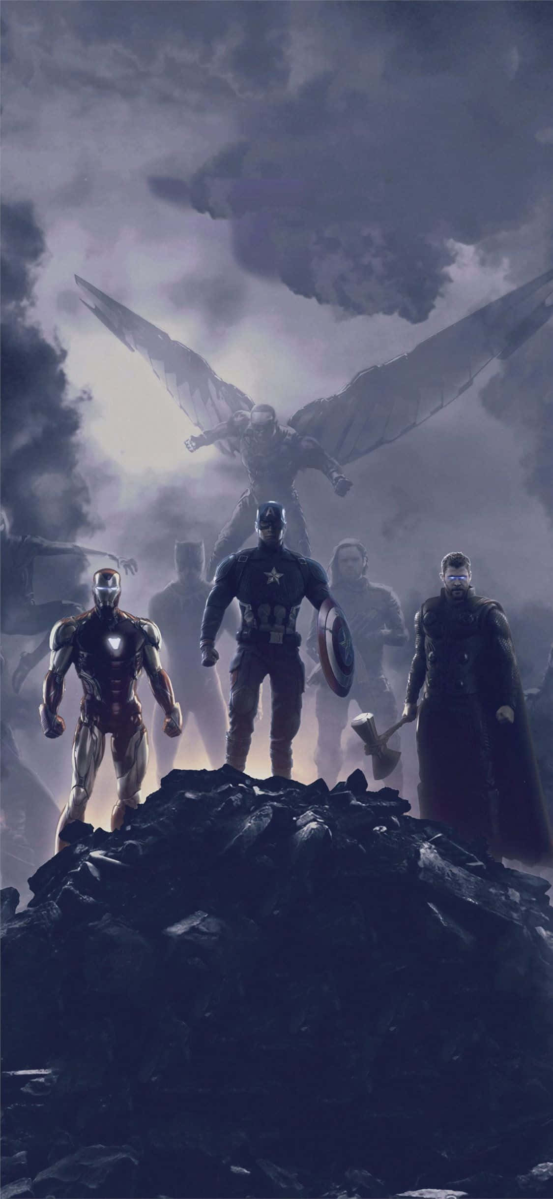 Get ready for the ultimate Marvel experience with an iPhone XS and Avengers. Duvar Kağıdı