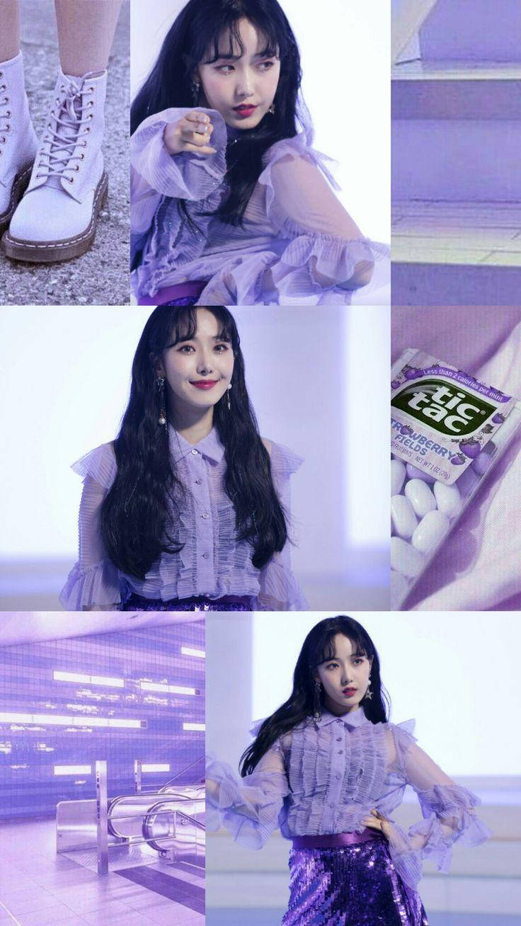 Gfriend Estetik Kolaj Duvar Kağıdı