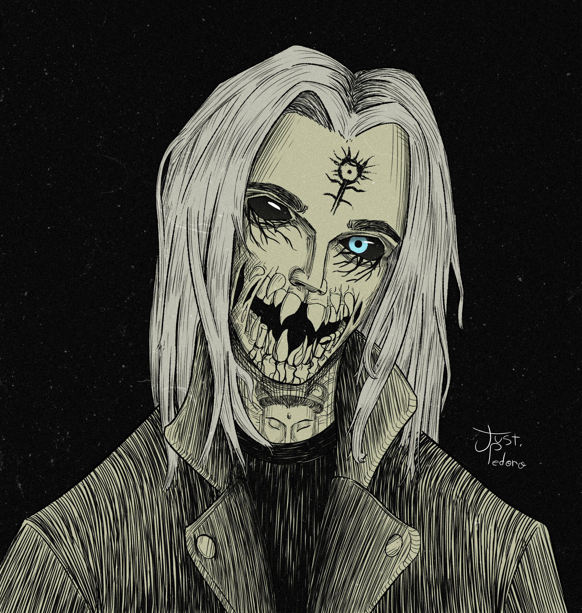 Ghostemane Canavar Dişleri Duvar Kağıdı