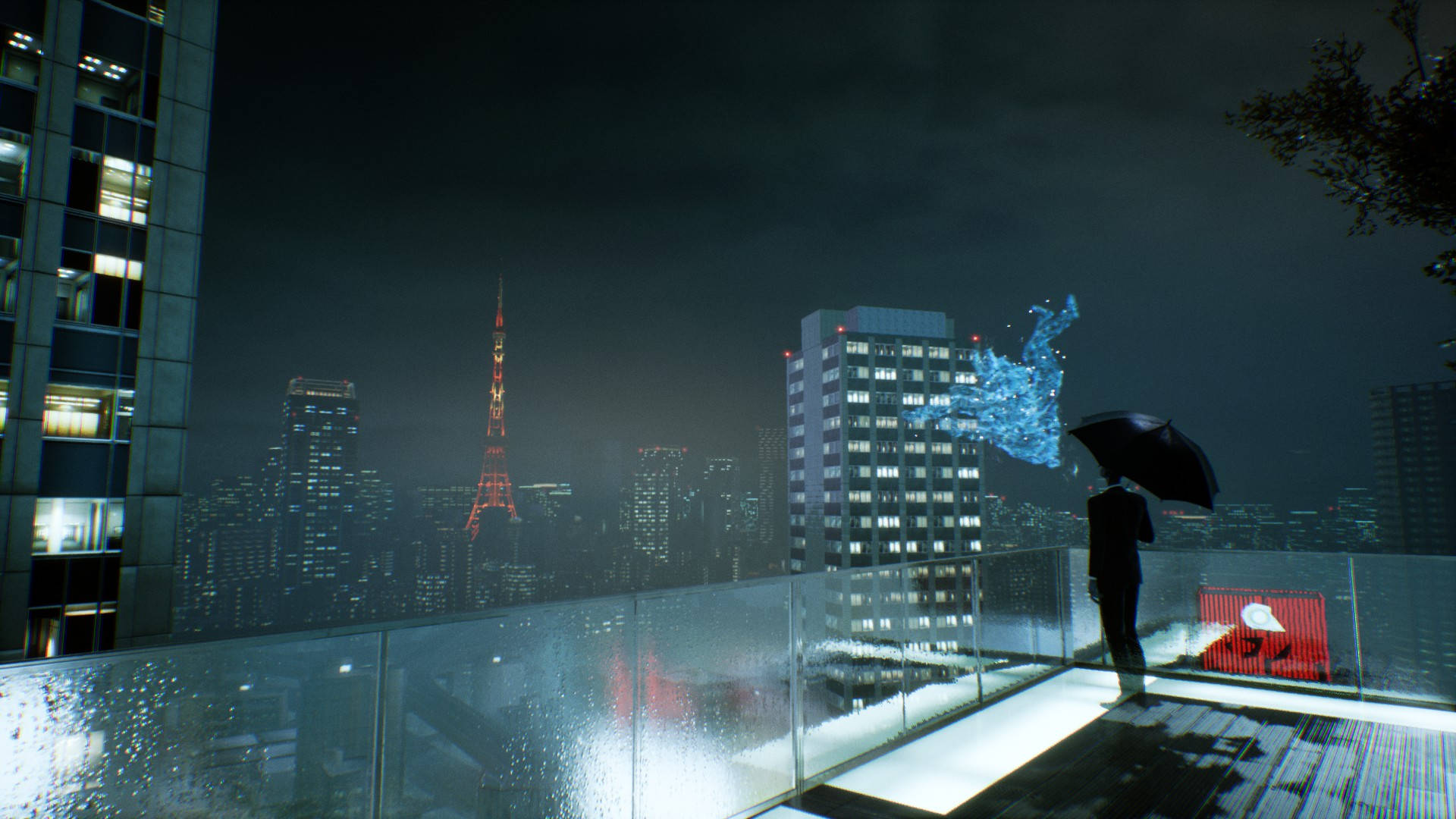 Ghostwire Tokyo Balkon Yürüyüşçüsü Duvar Kağıdı