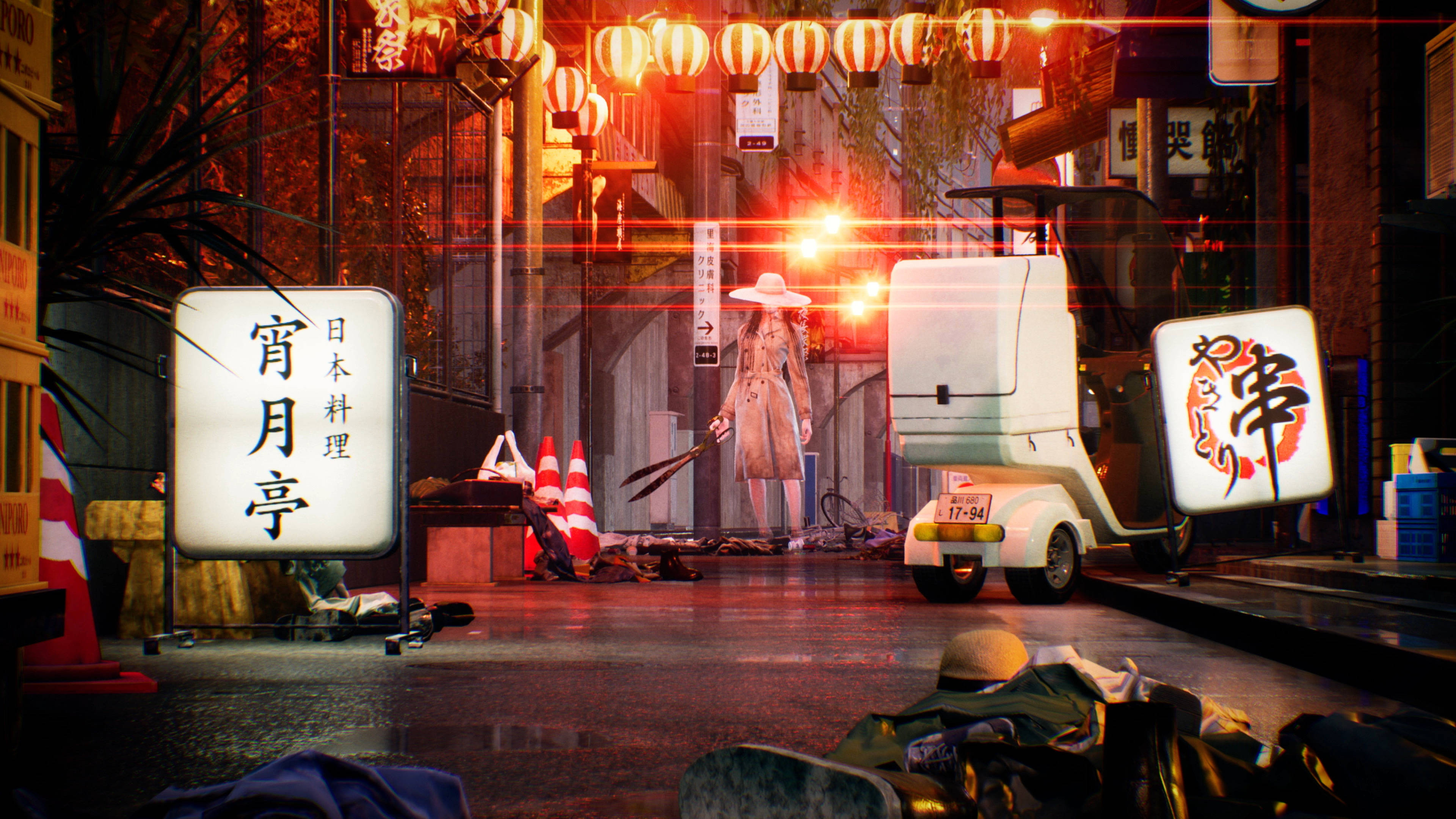 Ghostwire Tokyo Kuchisake Sokakları Duvar Kağıdı