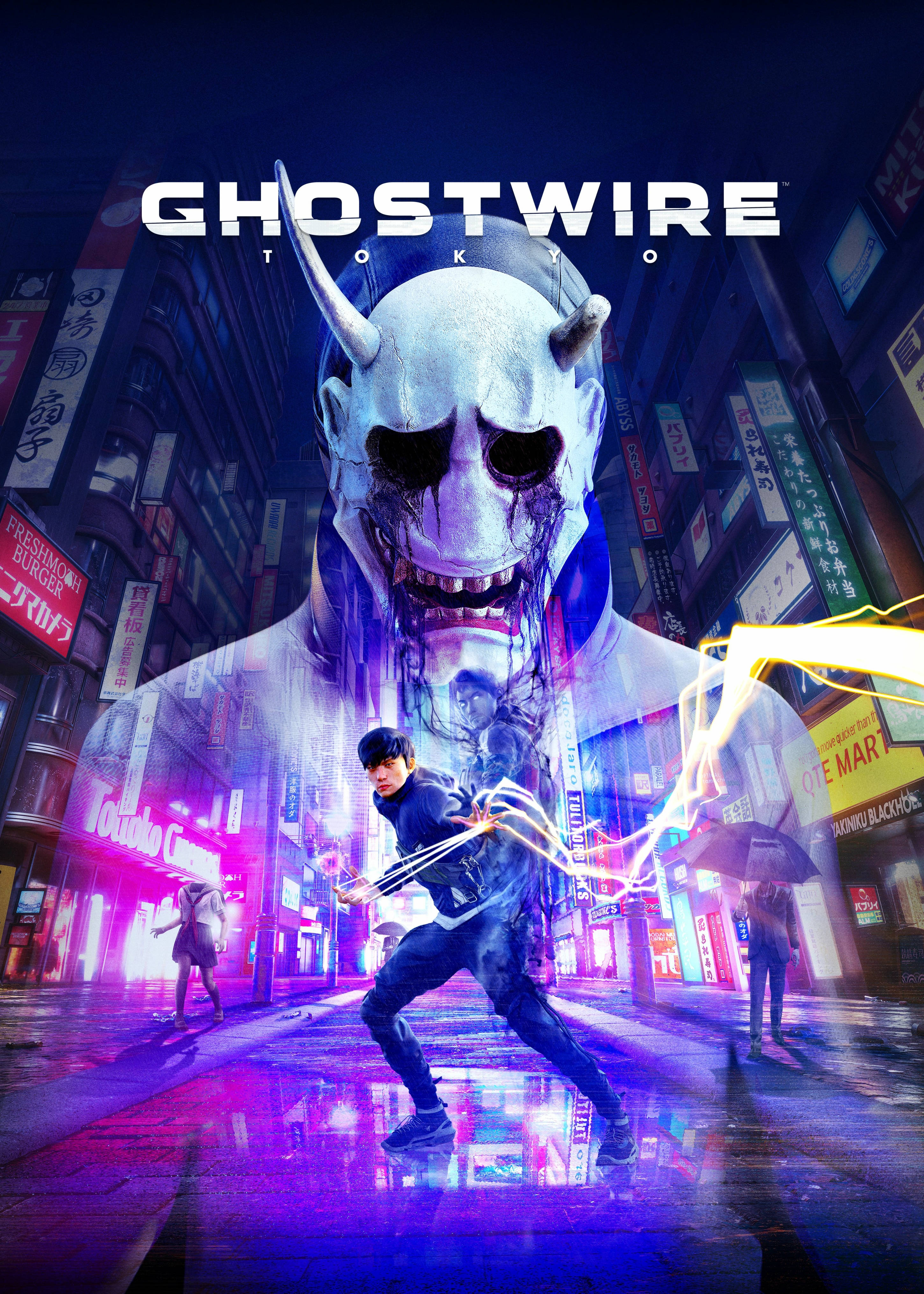 Ghostwire Tokyo Resmi Oyun Kapağı Duvar Kağıdı