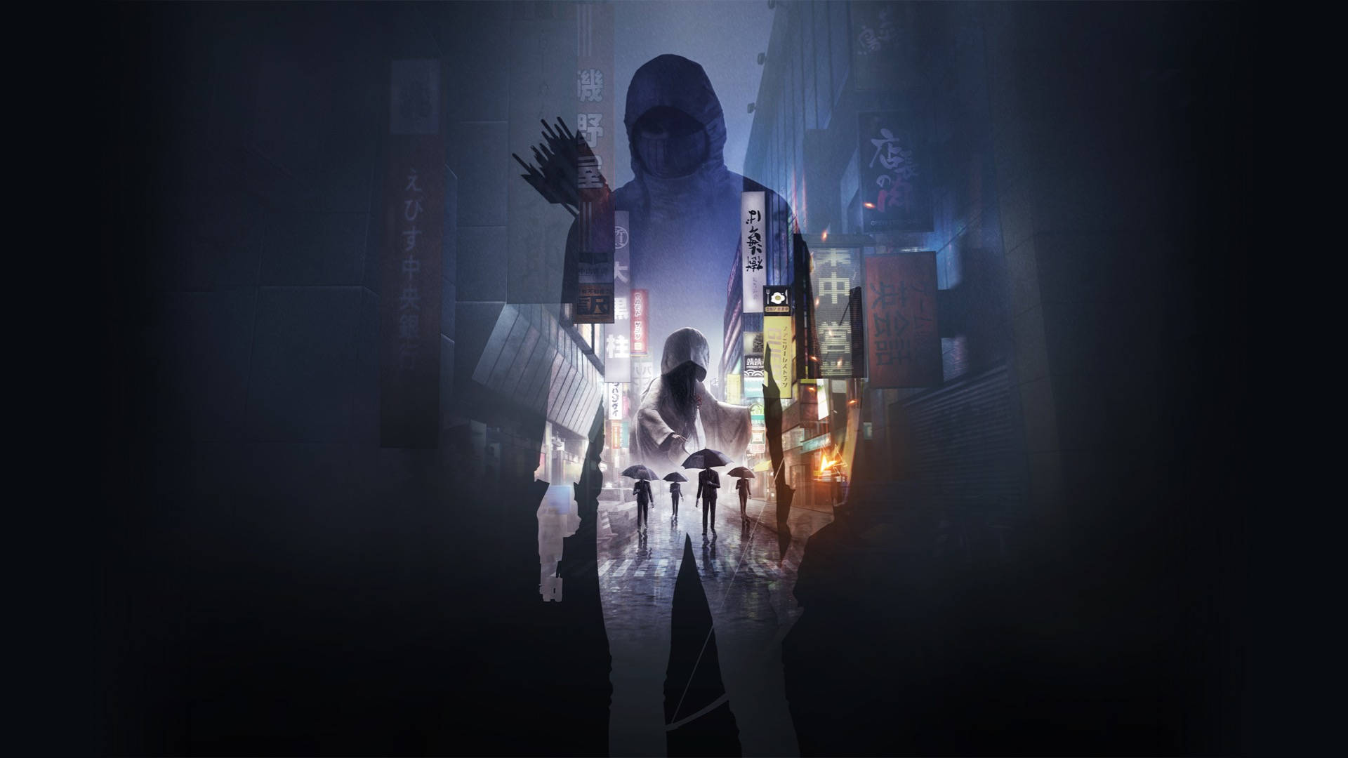 Ghostwire Tokyo Resmi Sanat Duvar Kağıdı