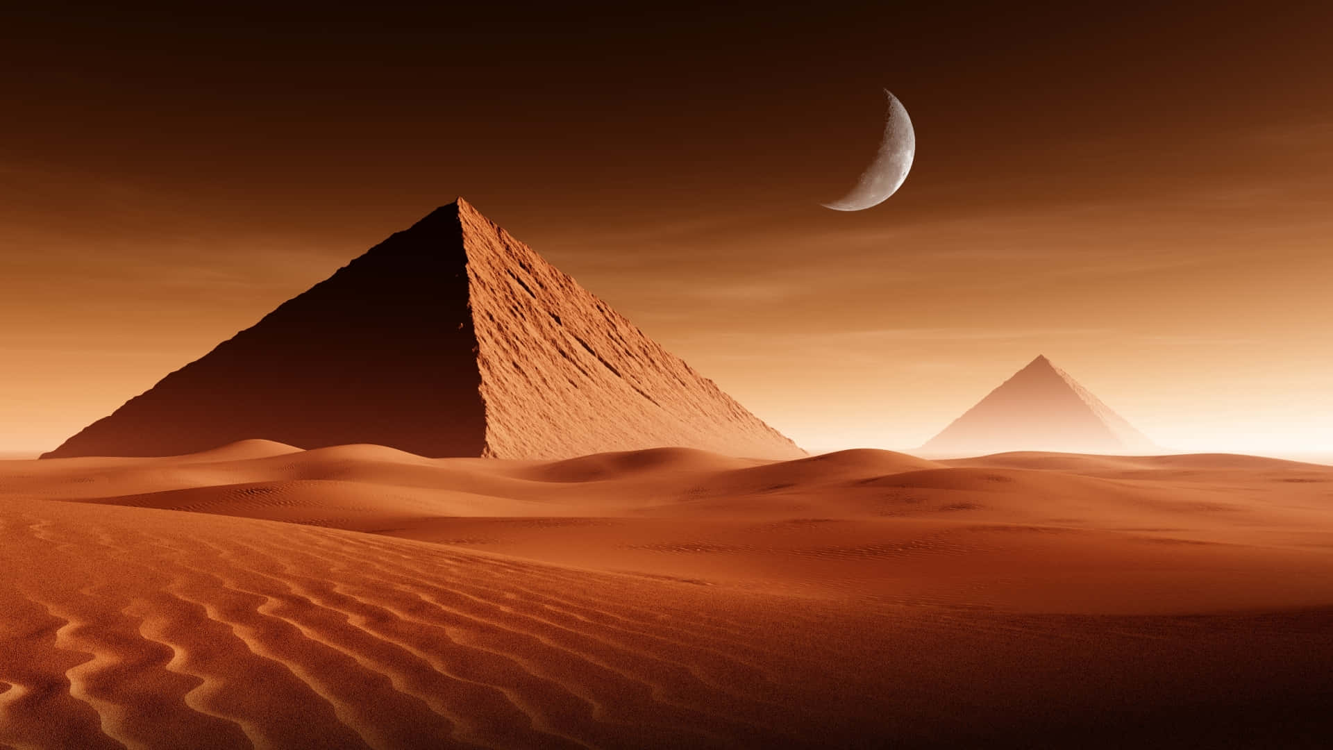 Giza Piramitleri'nin Görkemli Manzarası, Mısır Duvar Kağıdı