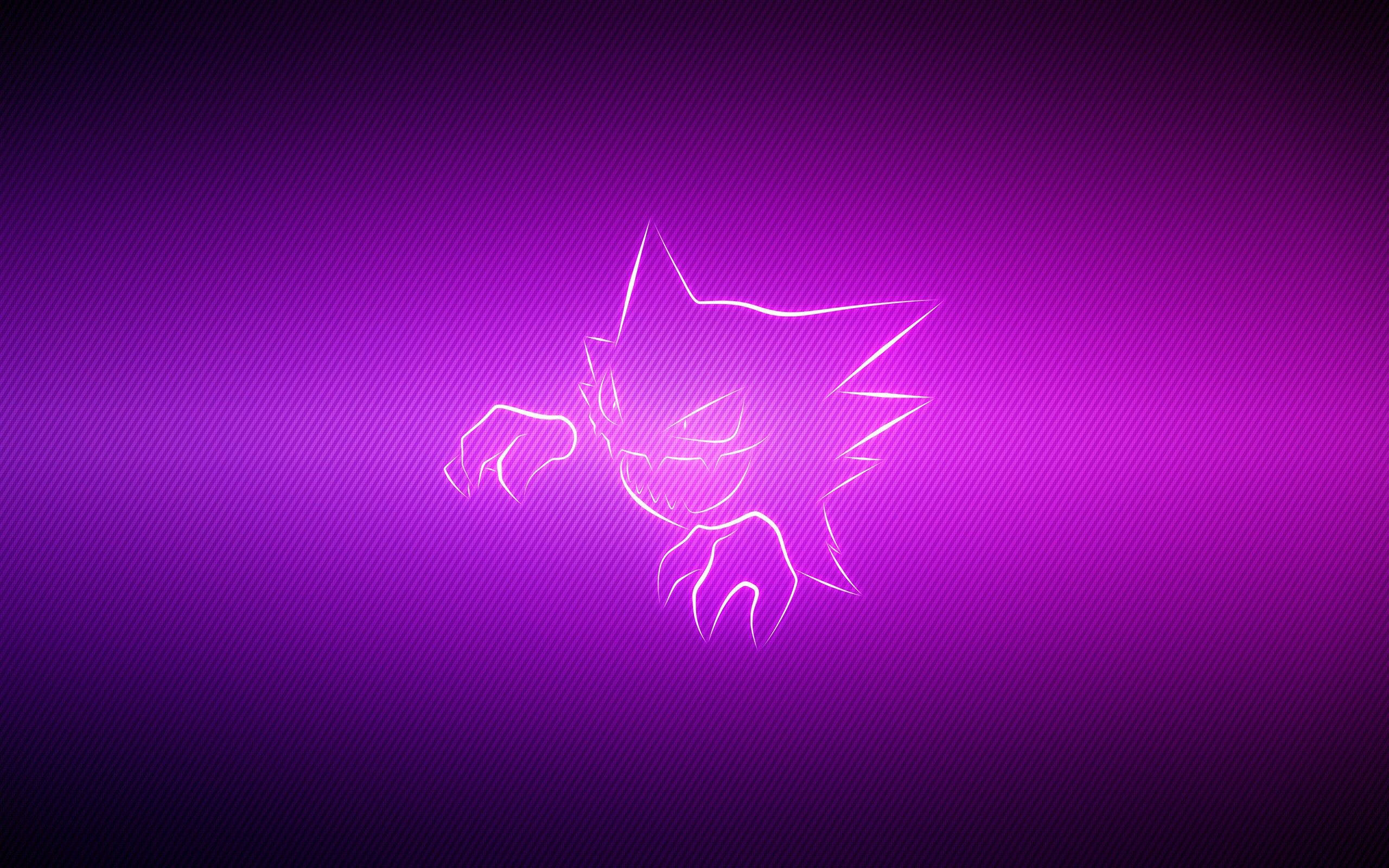 Gizemli, Mor Bir Sis İçinde Haunter Pokemon Duvar Kağıdı