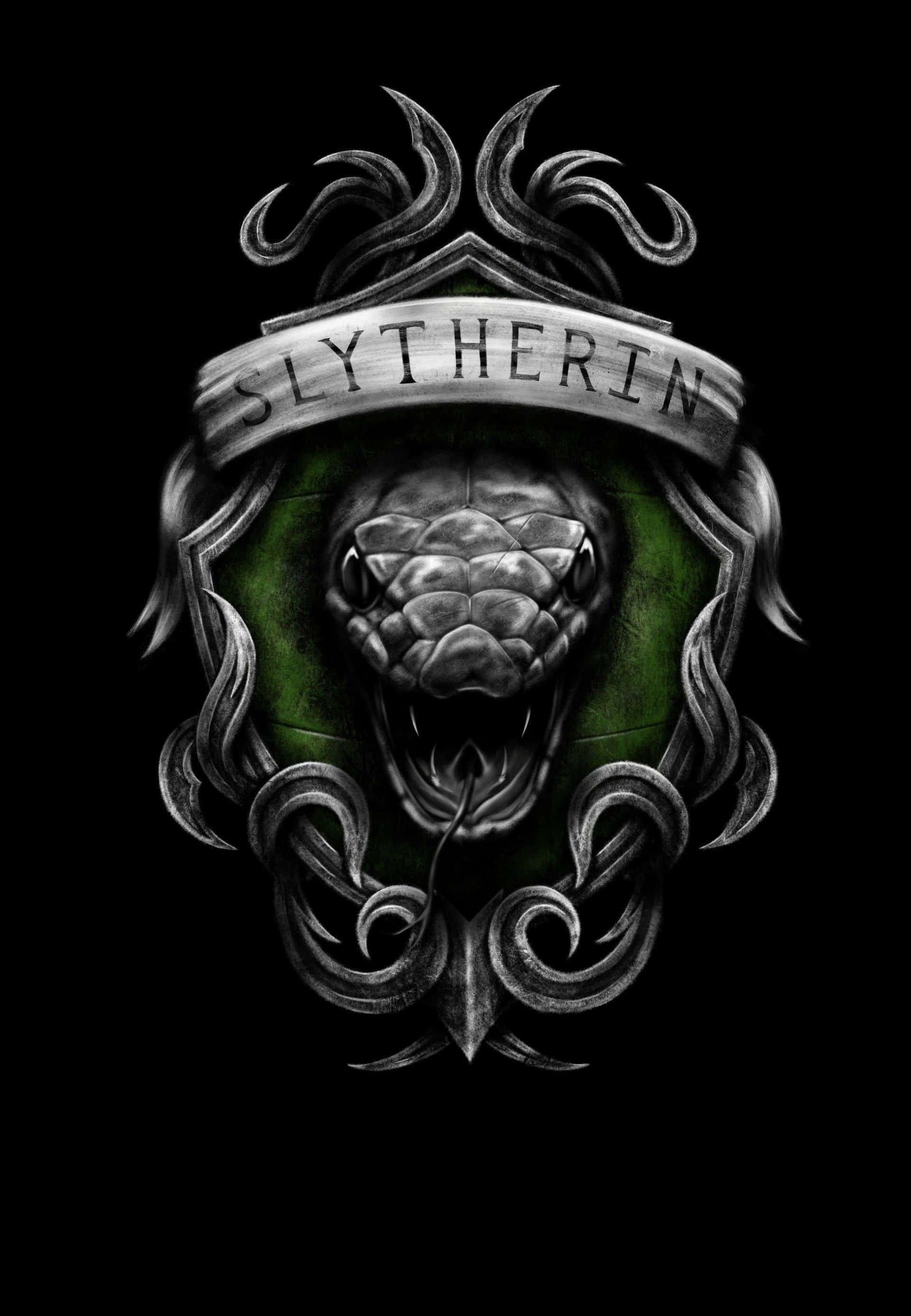 Gizemli ve heyecan verici Slytherin Estetiğinin bir illüstrasyonu Duvar Kağıdı
