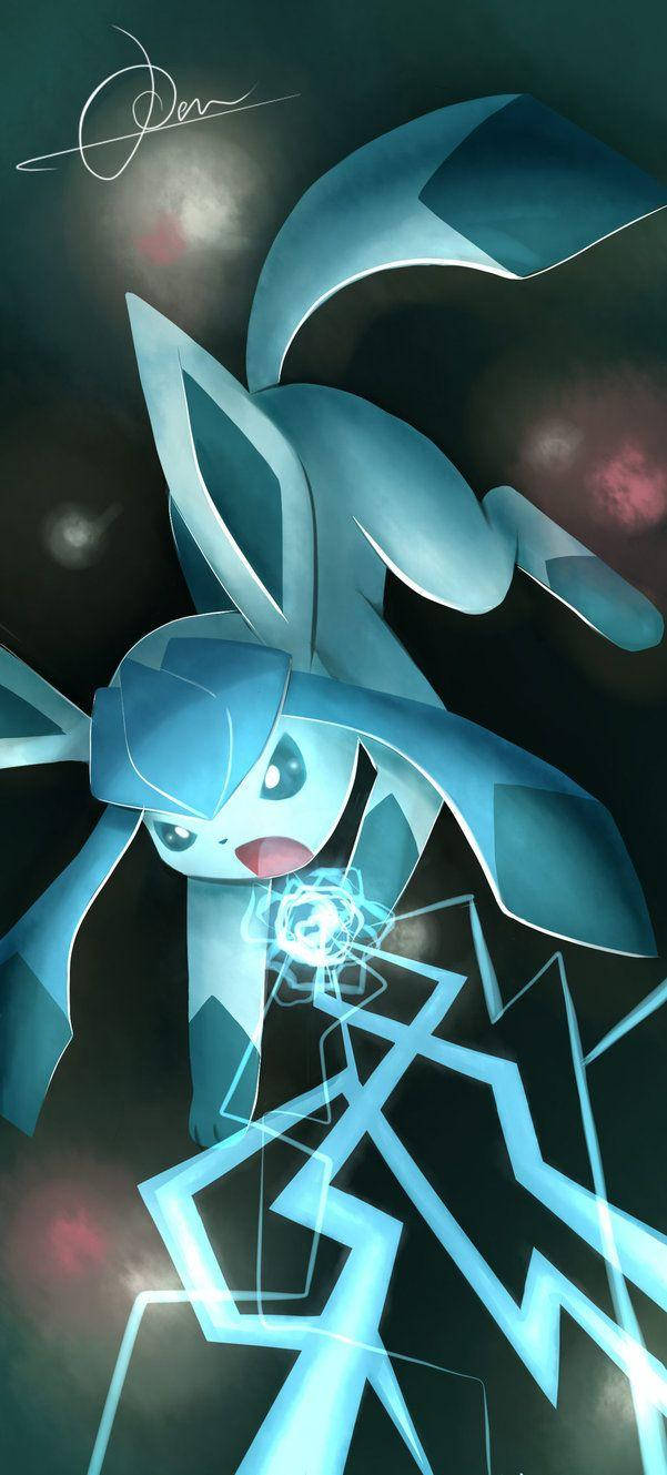 Glaceon'un Buzlu Bakışı Duvar Kağıdı