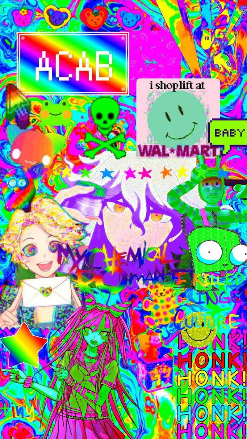 Glitchcore Alternatif Estetik Duvar Kağıdı