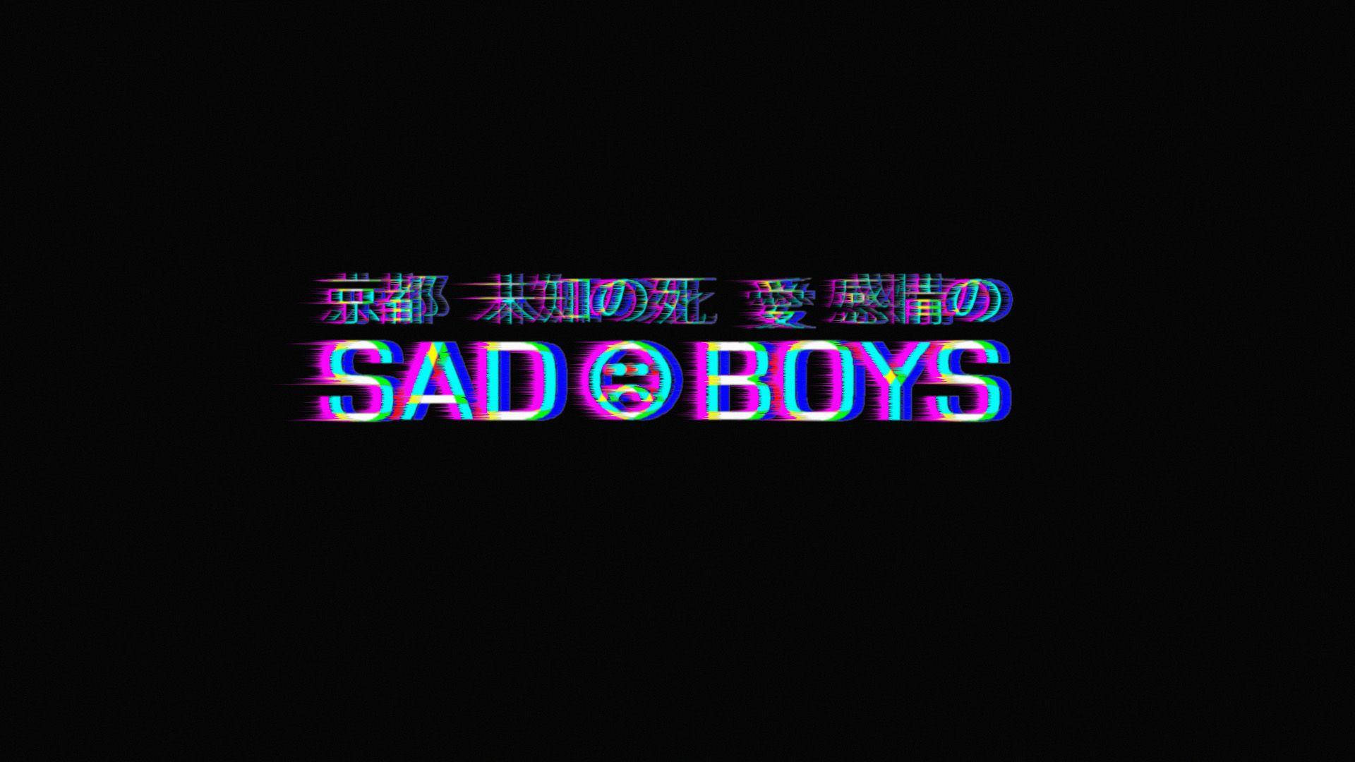 Glitchy Sad Boys Alternatif Estetik Duvar Kağıdı