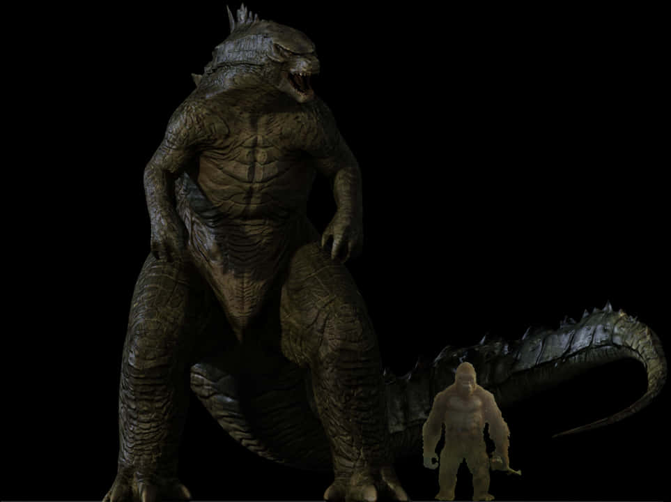 Godzilla Boyut Karşılaştırması Duvar Kağıdı