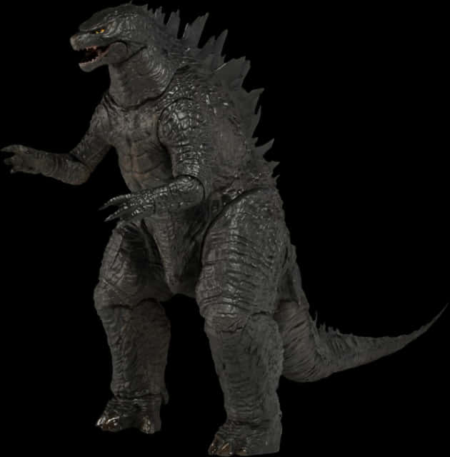 Godzilla Figürü Profil Görüntüsü Duvar Kağıdı