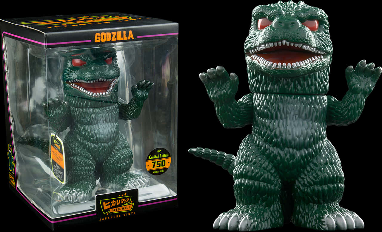 Godzilla Figürü Sınırlı Üretim Duvar Kağıdı