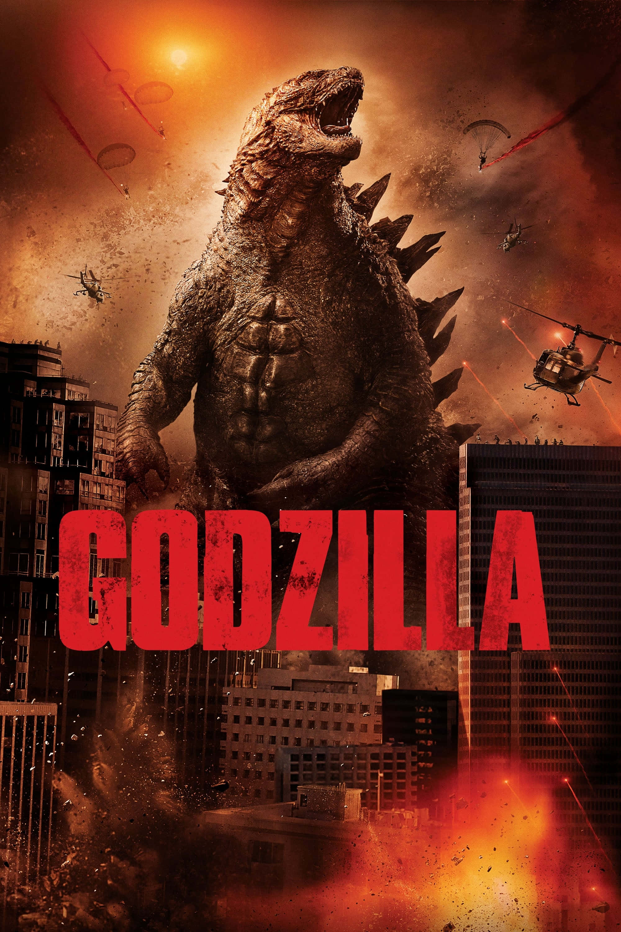 Godzilla Film Posteri Şehirde Resmi Duvar Kağıdı