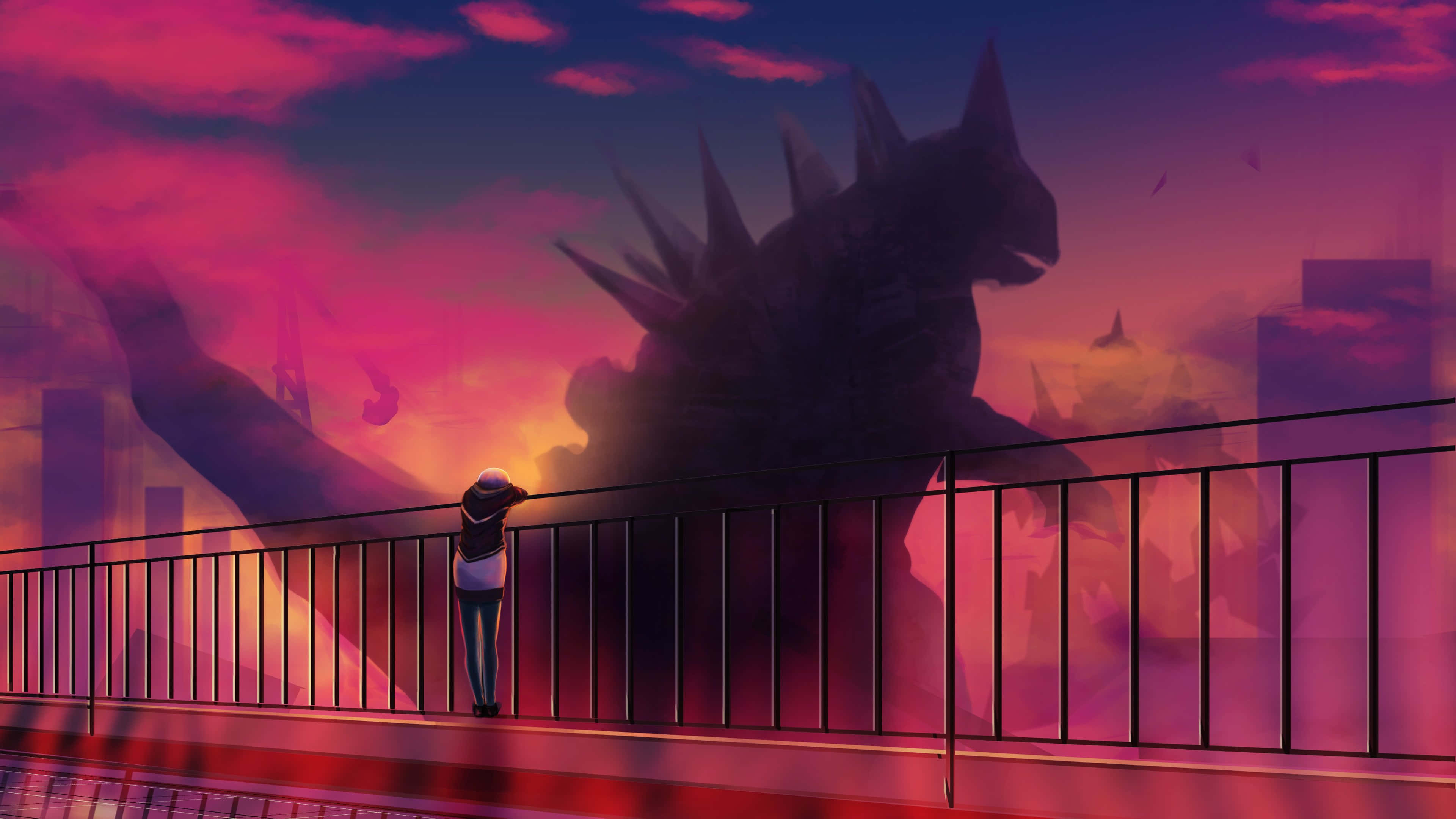 godzilla, godzilla kaijuya karşı, godzilla kaijuya karşı, godzilla kaijuya karşı Duvar Kağıdı