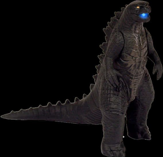 Godzilla Heykeli Ayakta Duruyor Duvar Kağıdı