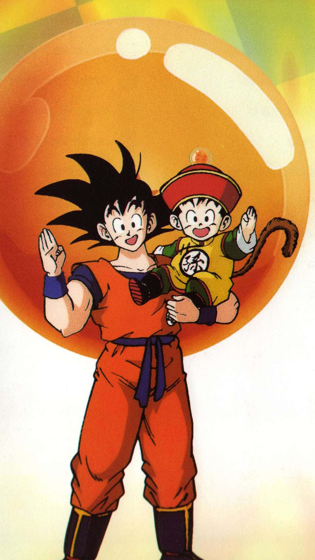 Gohan iPhone Goku ve Gohan Duvar Kağıdı