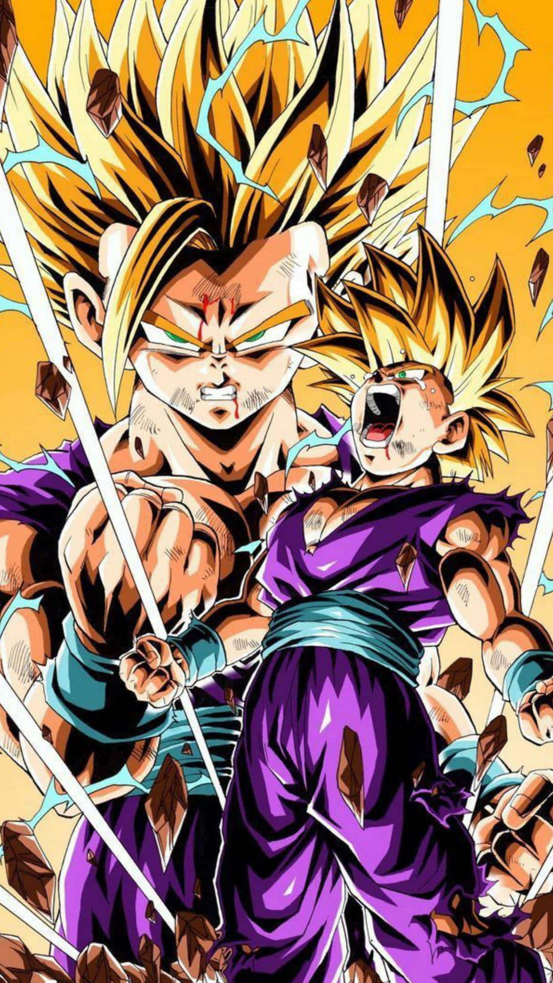 Gohan iPhone — Dragon ball z GIF Duvar Kağıdı