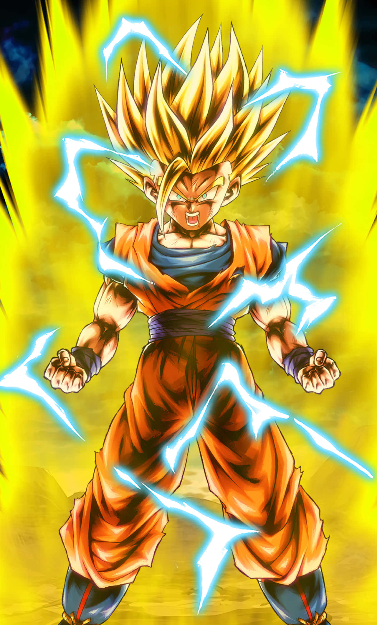 gohan iPhone sarı enerji Duvar Kağıdı