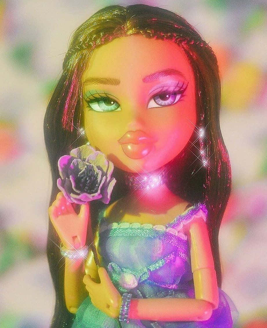 Gökkuşağı Estetiği Bratz Bebek Duvar Kağıdı