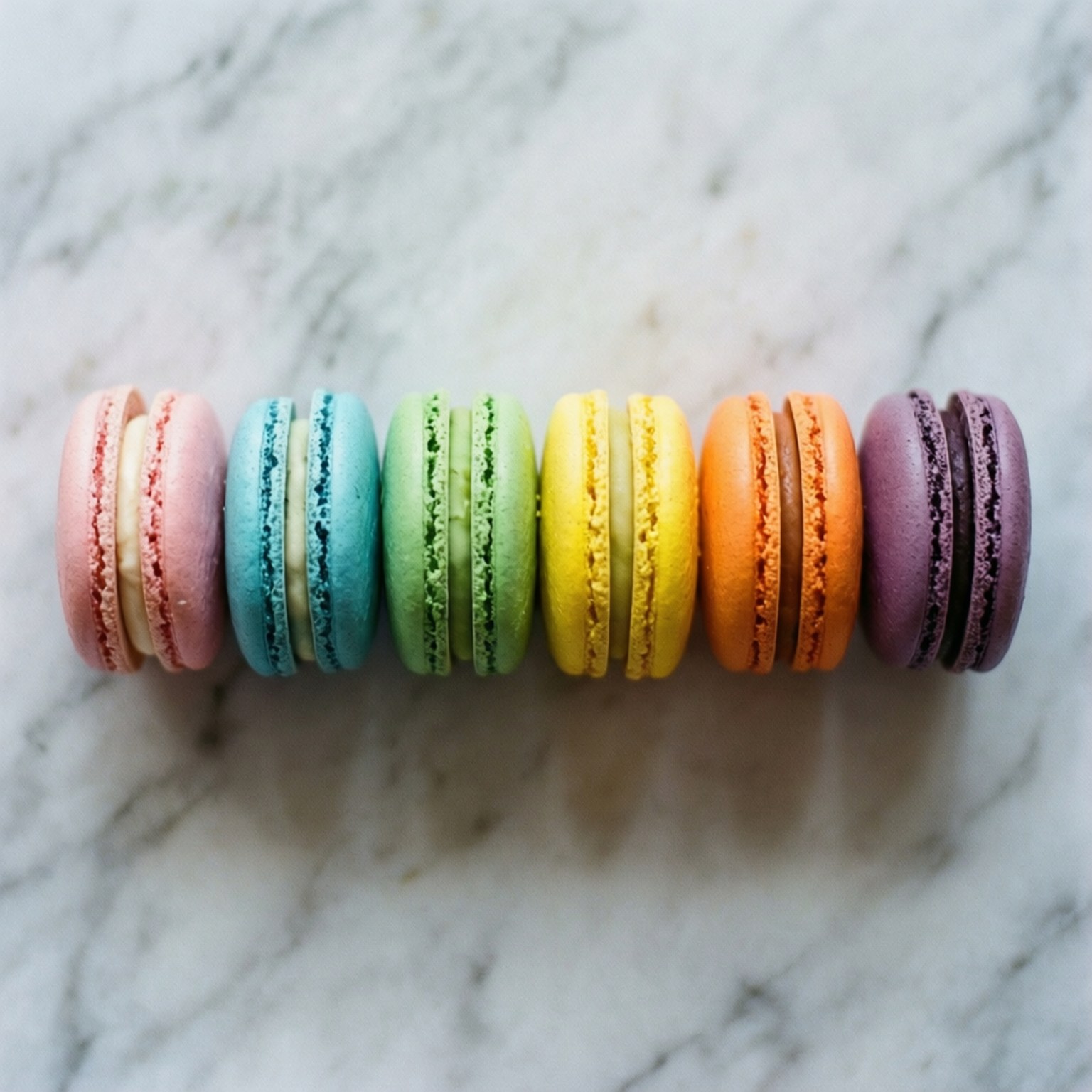 Gökkuşağı Macaron Gradyanı Duvar Kağıdı