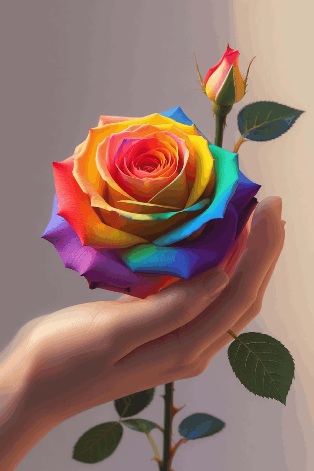 çiçek,el,sevgililer günü,gül,manevi,gurur,lgbtq,gökkuşağı,aşk