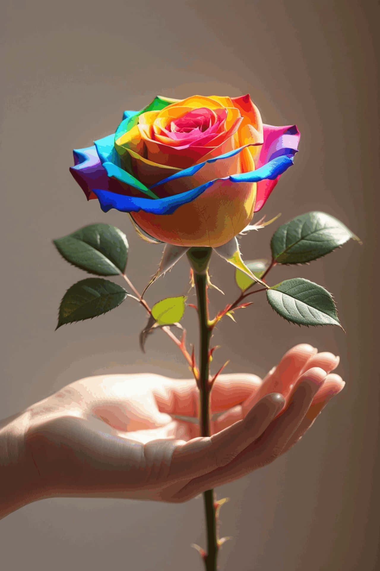aşk,gökkuşağı,lgbtq,onur,manevi,gül,sevgililer günü,el,çiçek