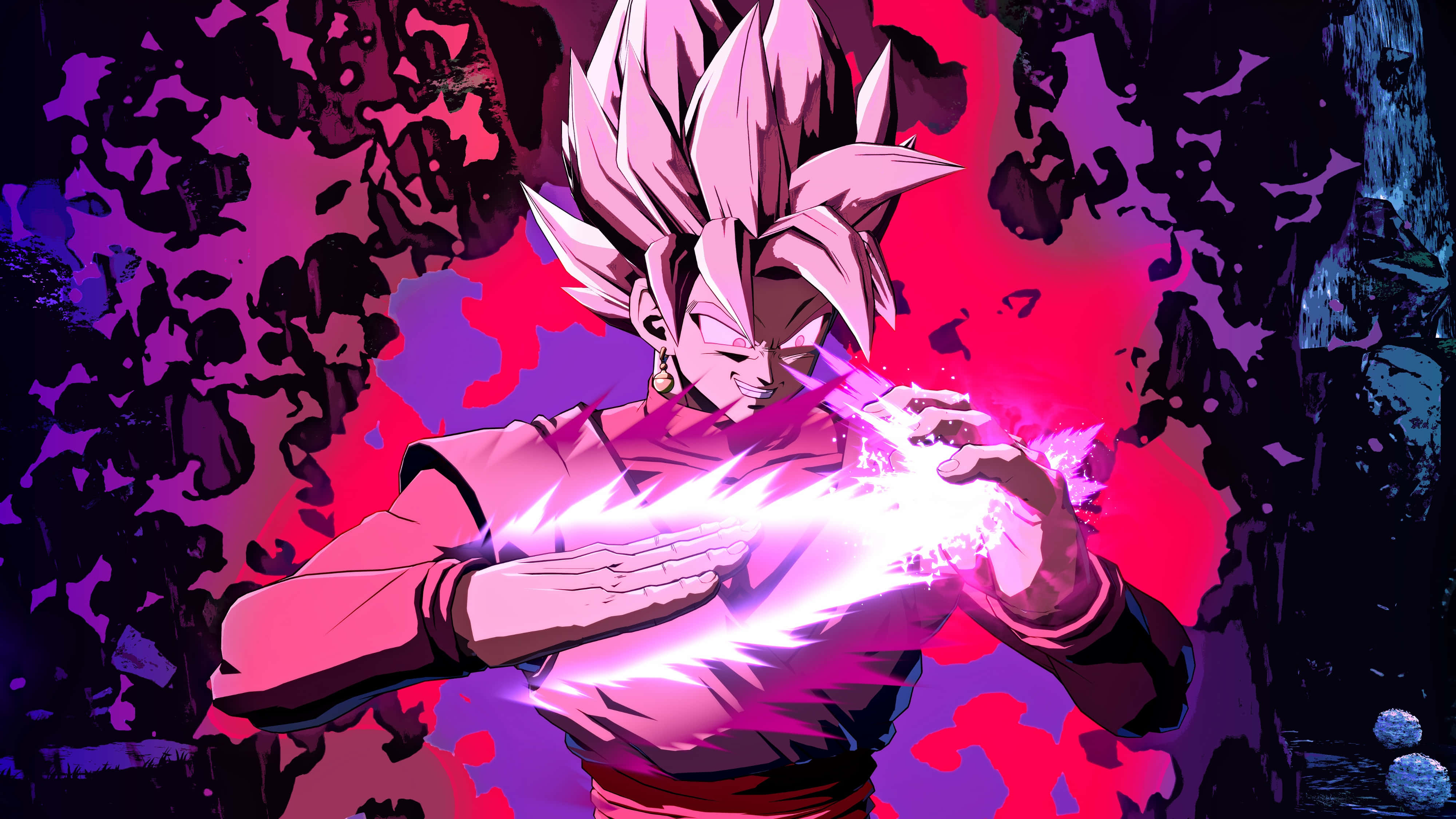 Goku Black'in Savaşta Güçlenirkenki Yoğun Anı Duvar Kağıdı