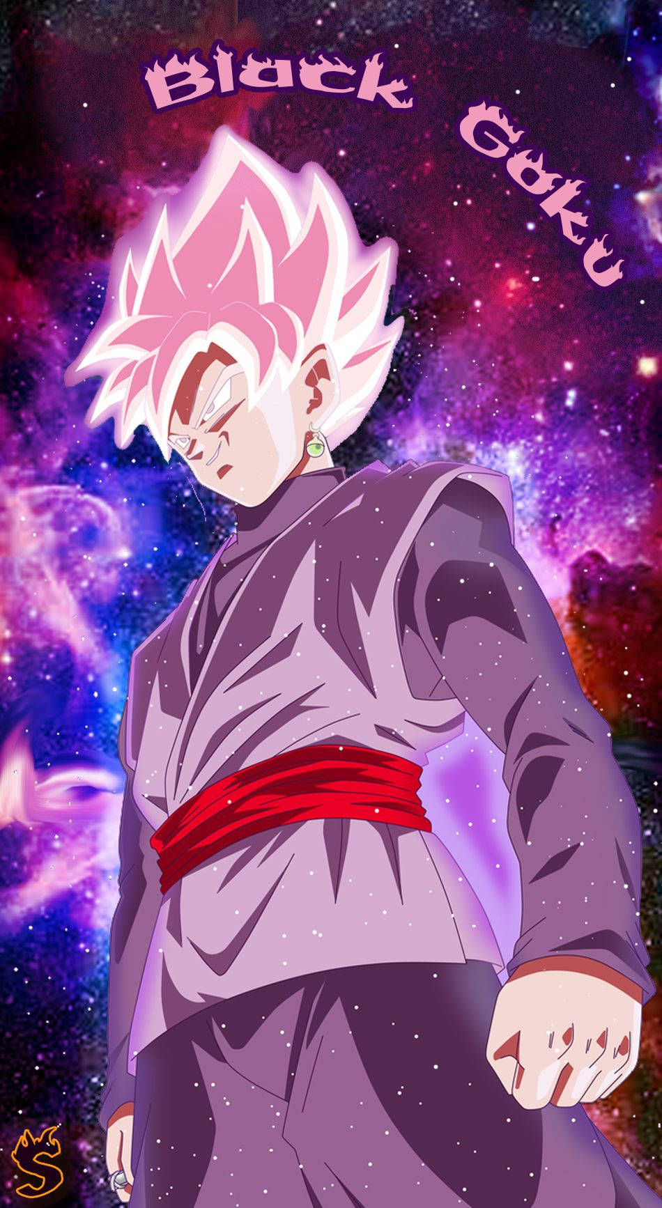 Goku Black iPhone Yan Görünüm Duvar Kağıdı