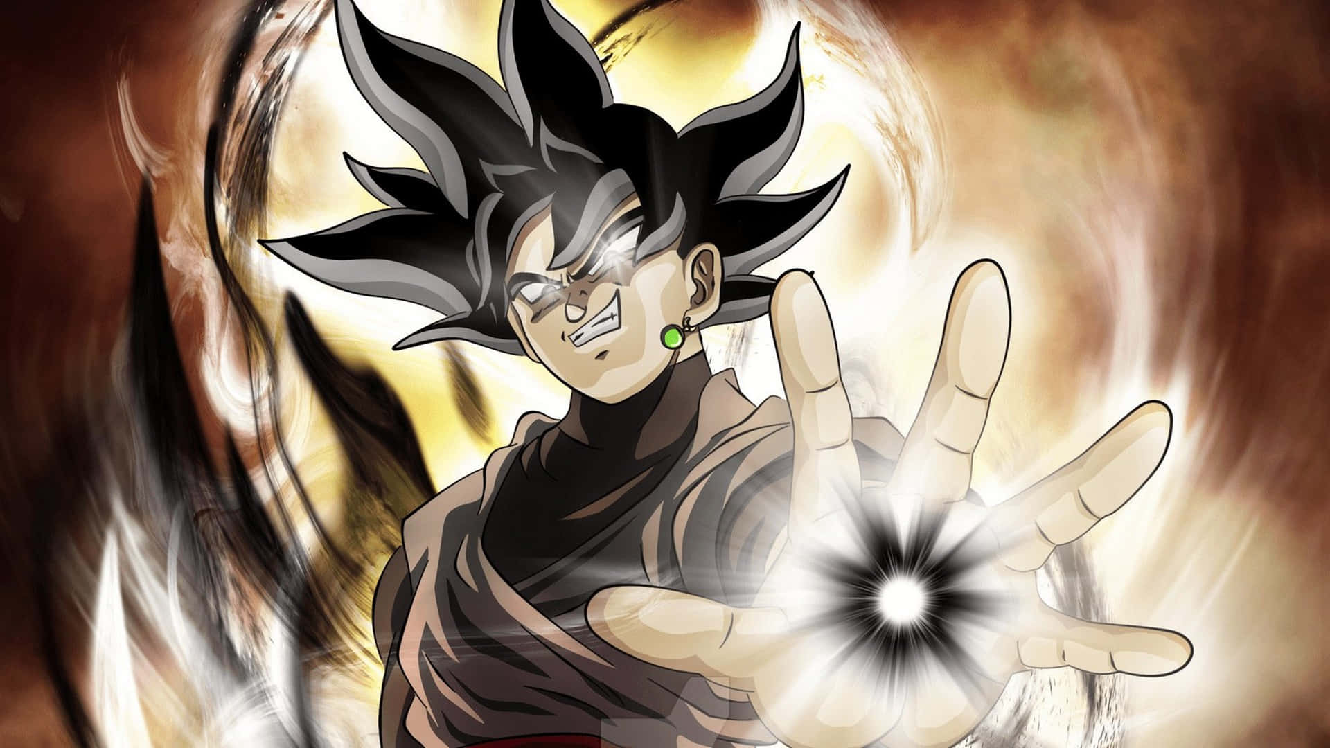 Goku Black Savaşa Hazır Duvar Kağıdı