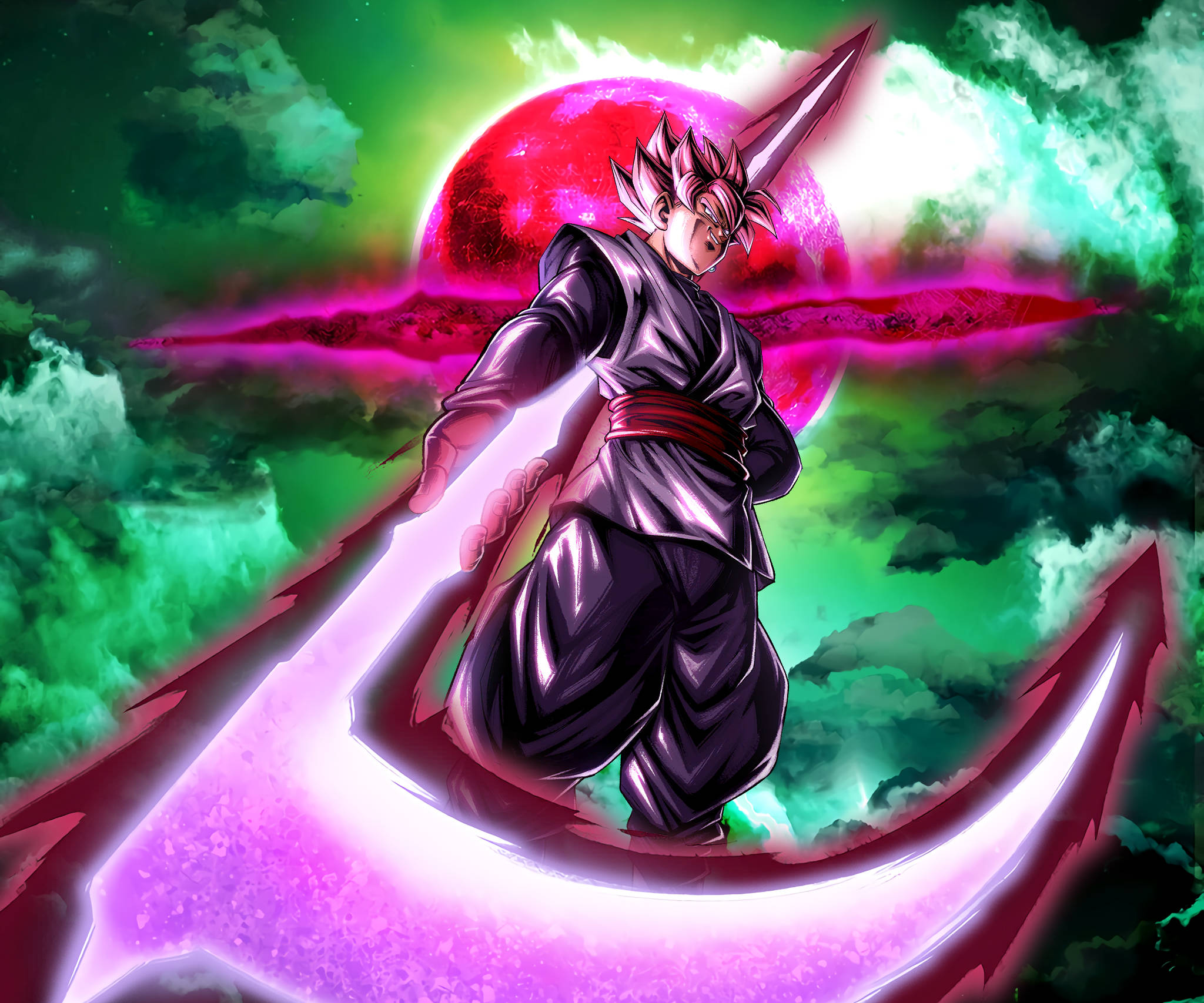 Goku Black Tırpanlı iPhone Duvar Kağıdı