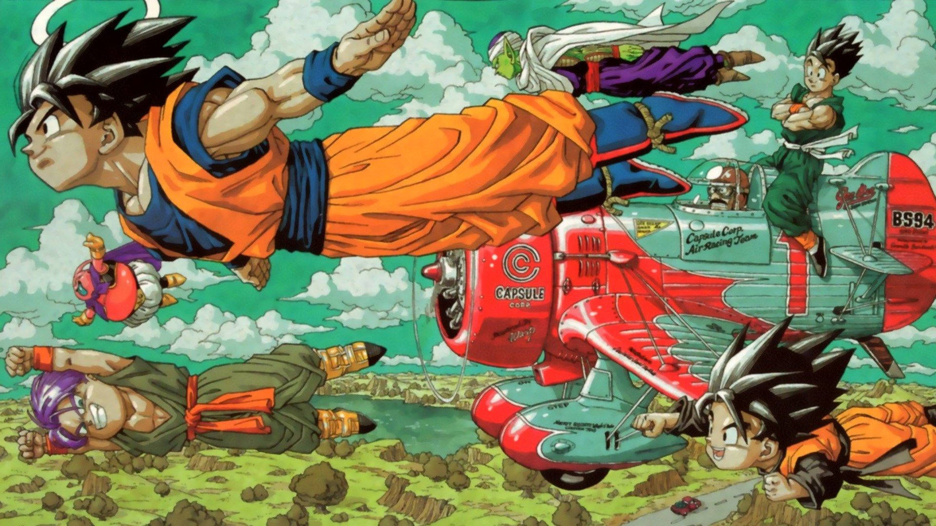 Goku, Dragon Ball'daki yaklaşan turnuva için artan bir yoğunlukla antrenman yapıyor Duvar Kağıdı