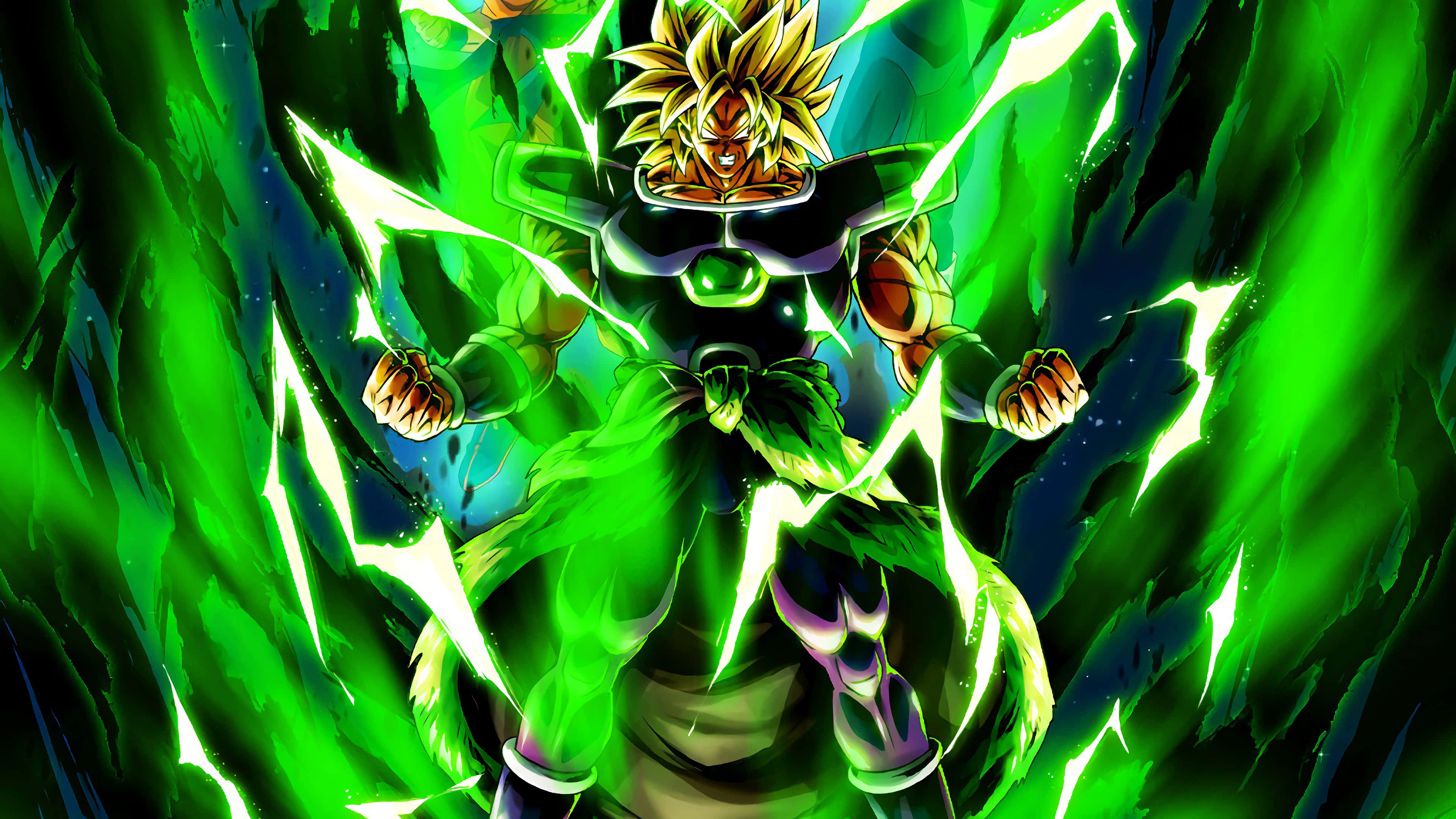 Goku, efsanevi Saiyan Broly ile yüzleşmeye hazırlanıyor Duvar Kağıdı