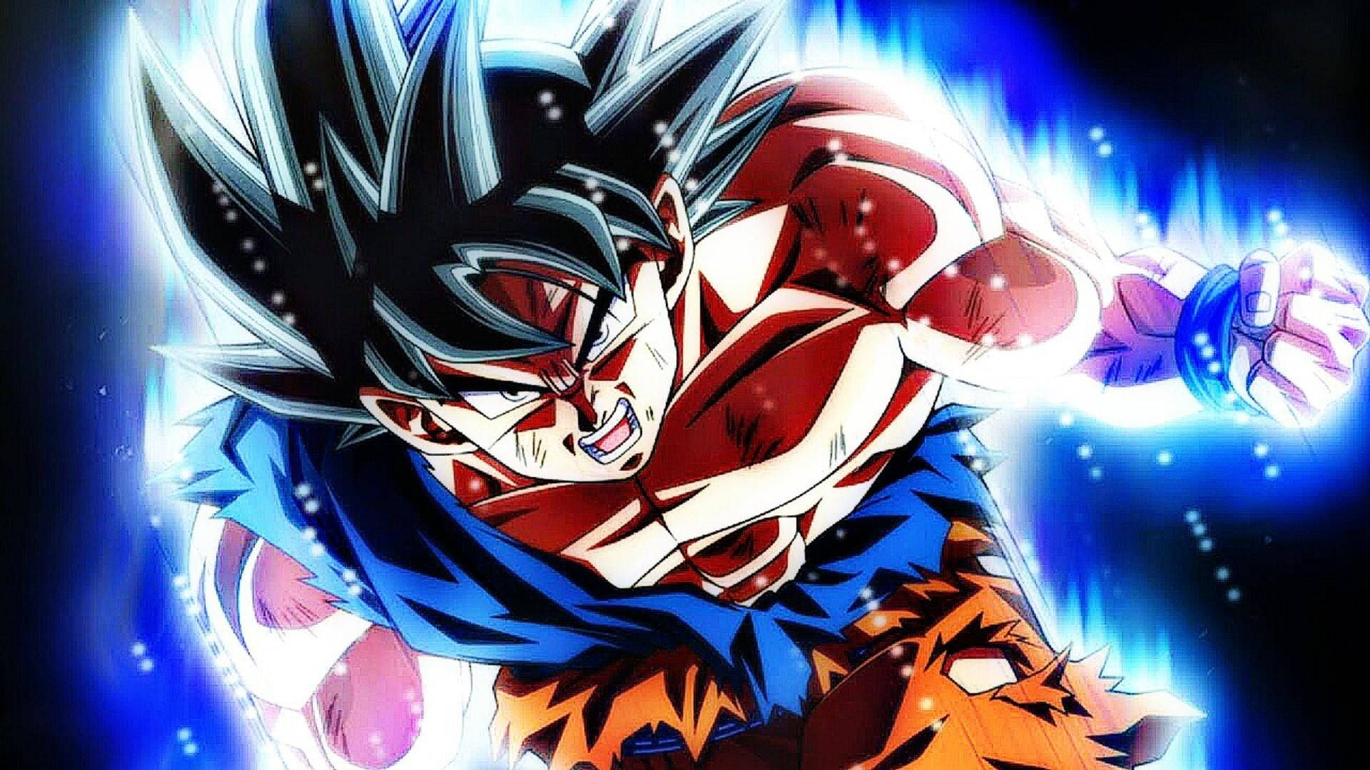 Goku Eşi Görülmemiş Gücünü Açığa Çıkarıyor - Süper Saiyan Mavisi Kaio-Ken Duvar Kağıdı
