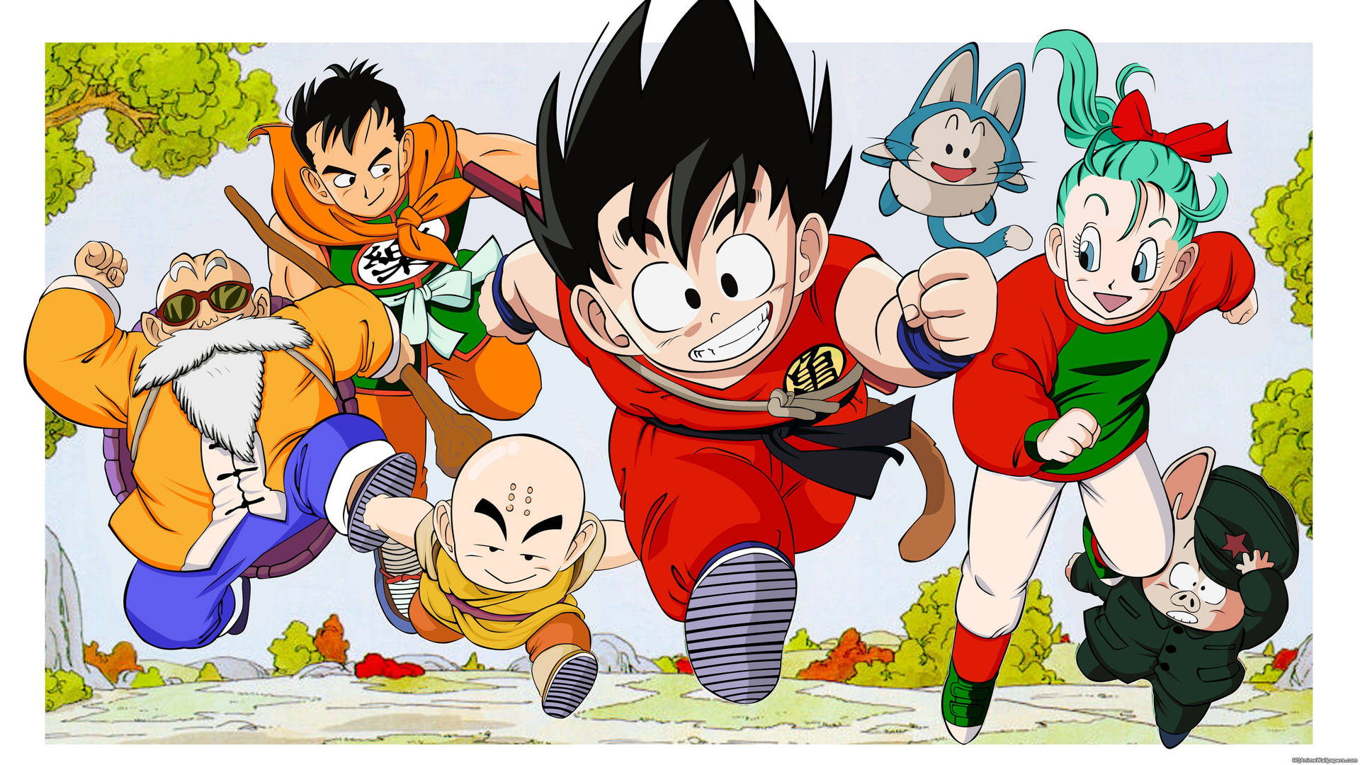 Goku Gücünü Gösteriyor Duvar Kağıdı