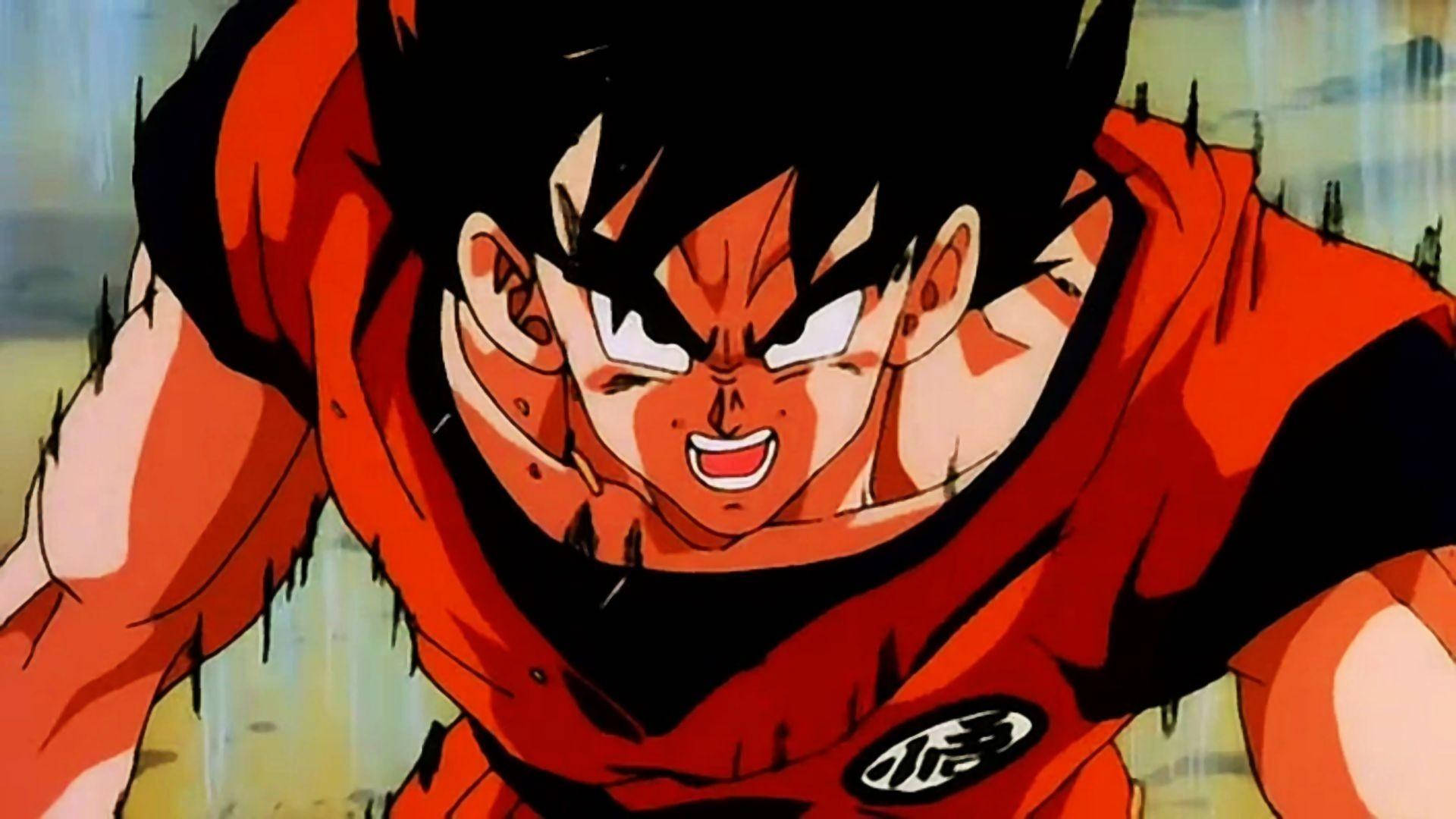 Goku gücünü serbest bırakıyor Duvar Kağıdı