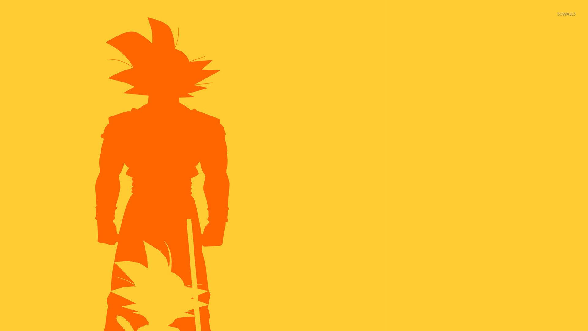 Goku ile Bir Kamehameha Serbest Bırakmak Duvar Kağıdı