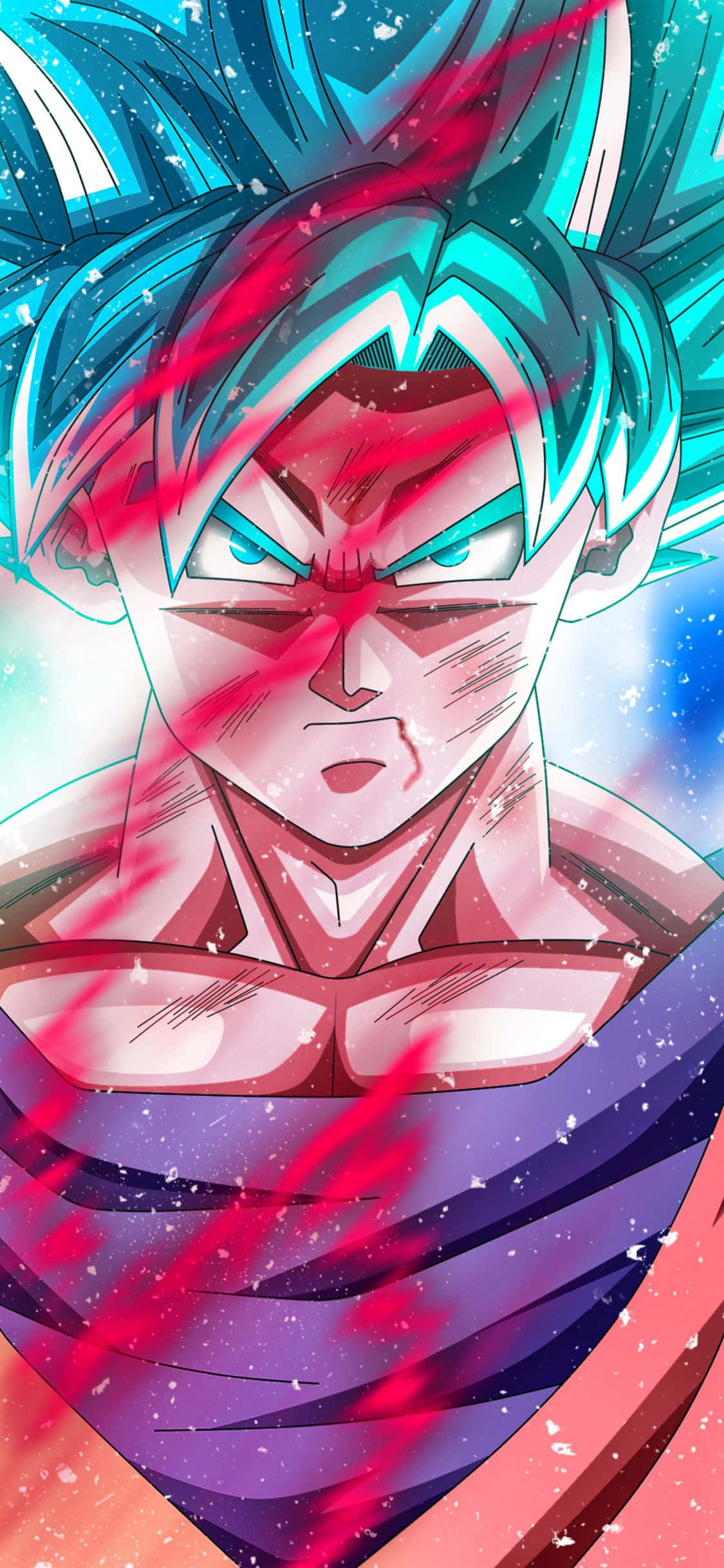 Goku Kaio Ken Dragon Ball Super iPhone Duvar Kağıdı